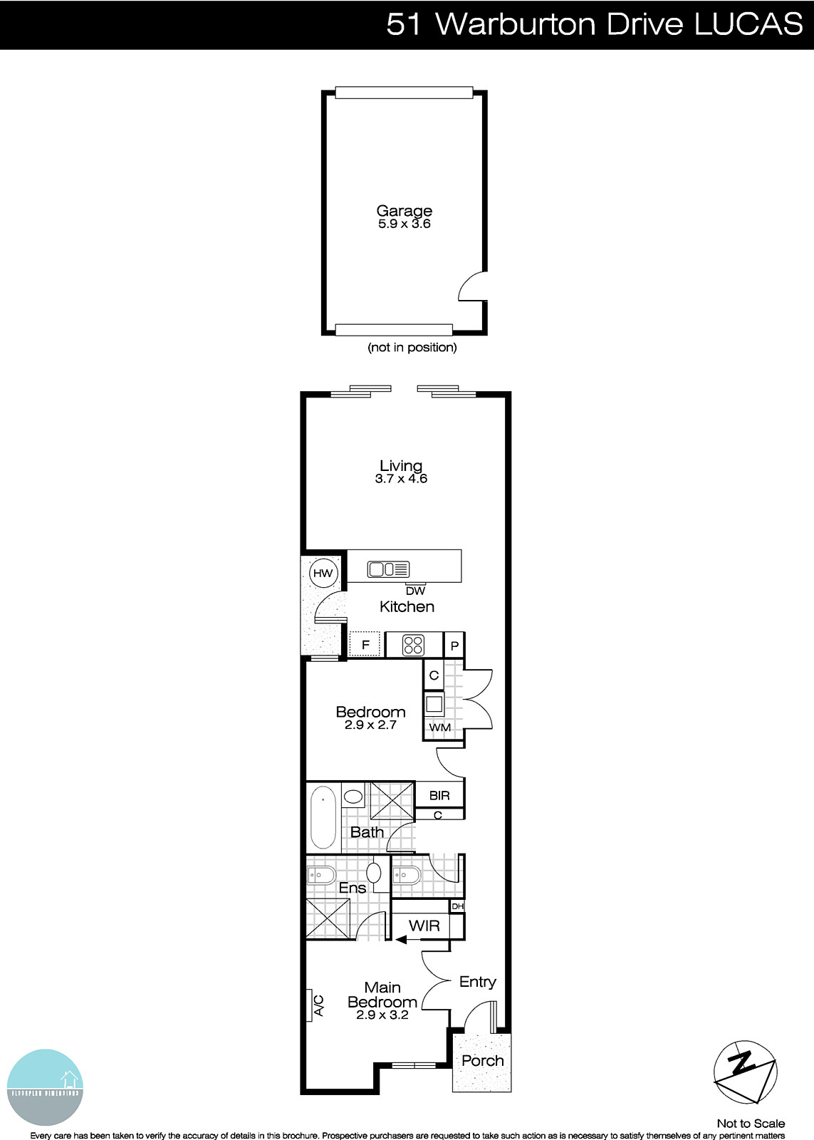 51 Warburton Drive, Lucas VIC 3350 - Floorplan