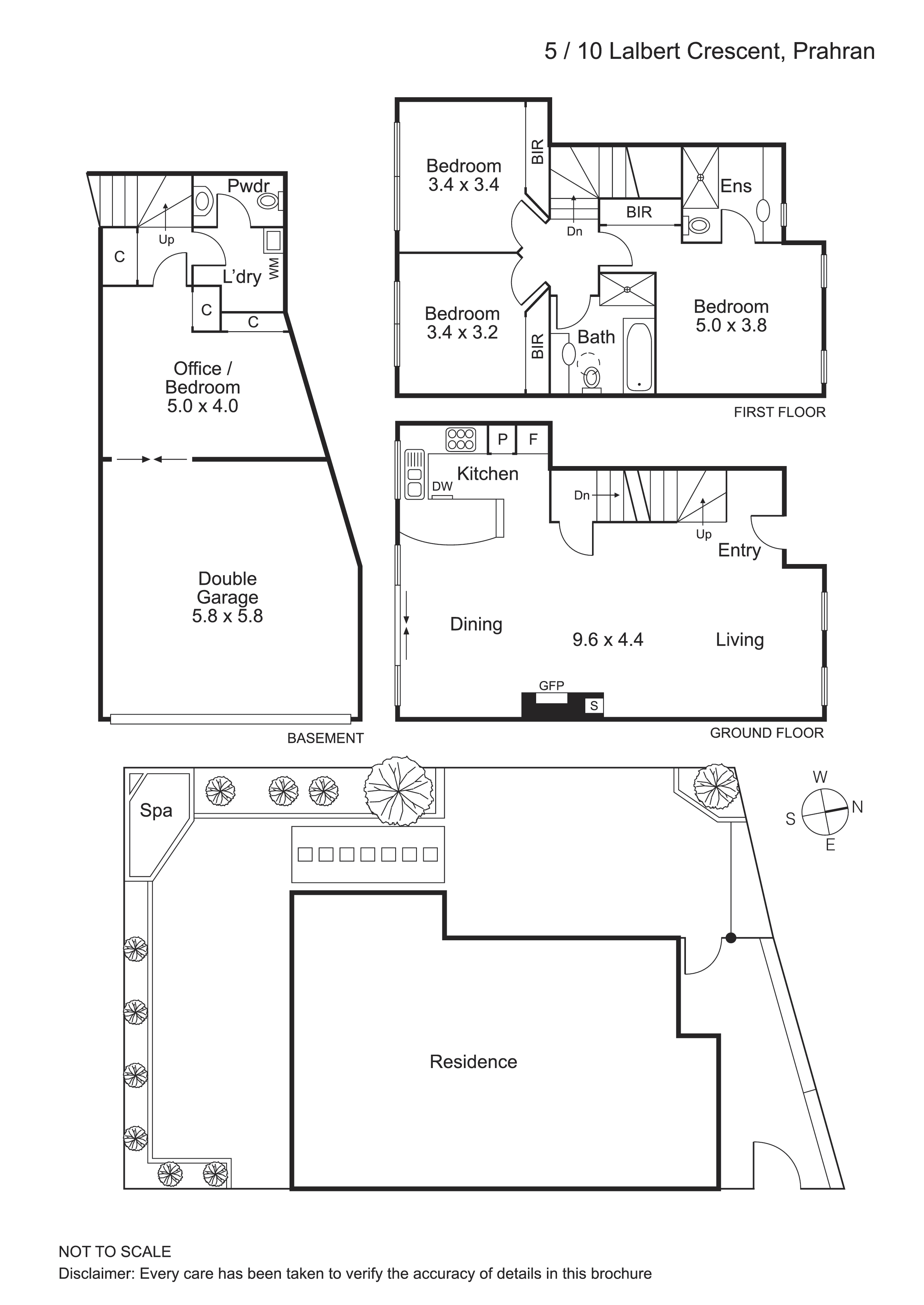 5/10 Lalbert Crescent, PRAHRAN VIC 3181 - Floorplan