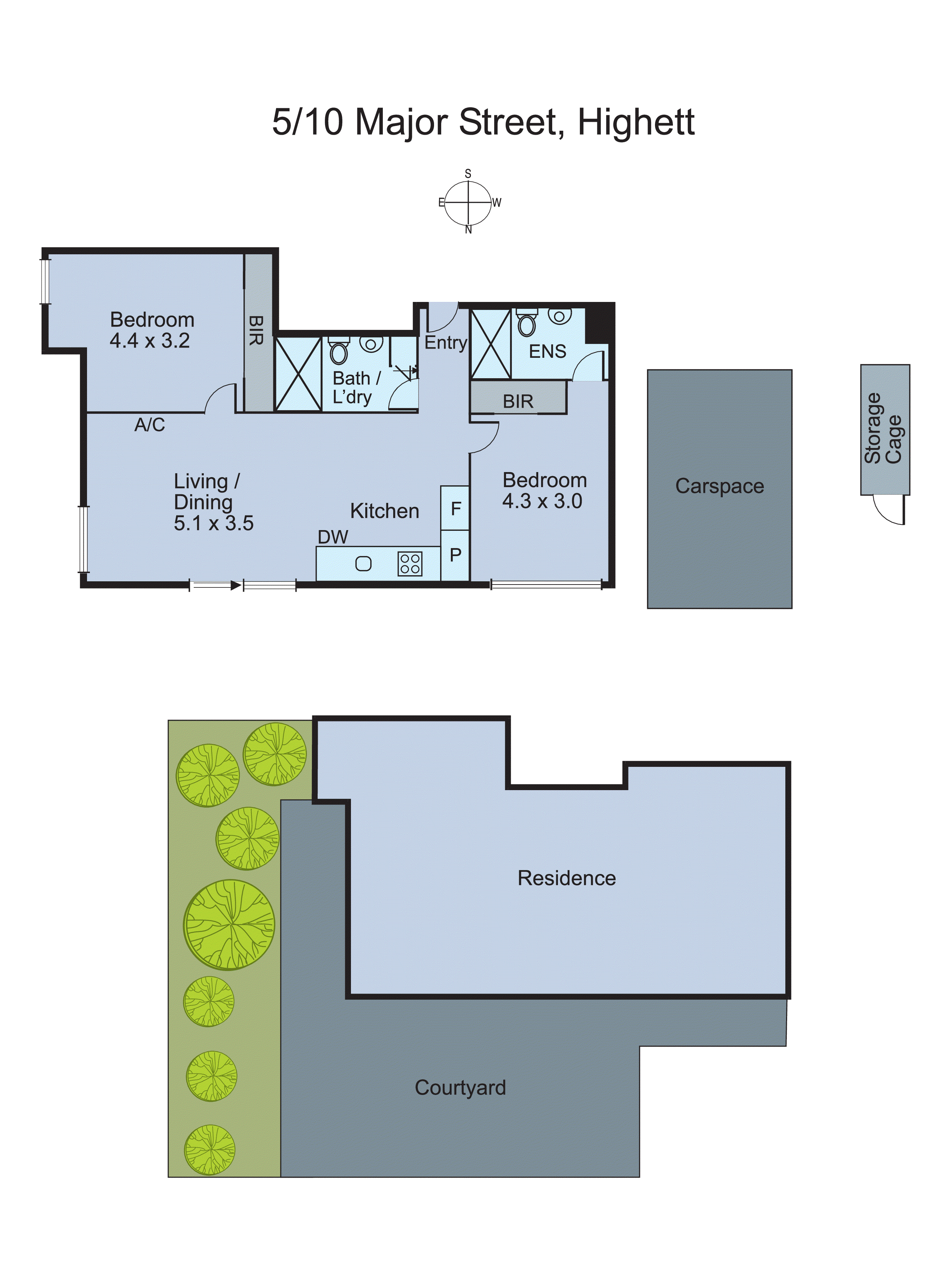 5/10 Major Street, Highett VIC 3190 - Floorplan