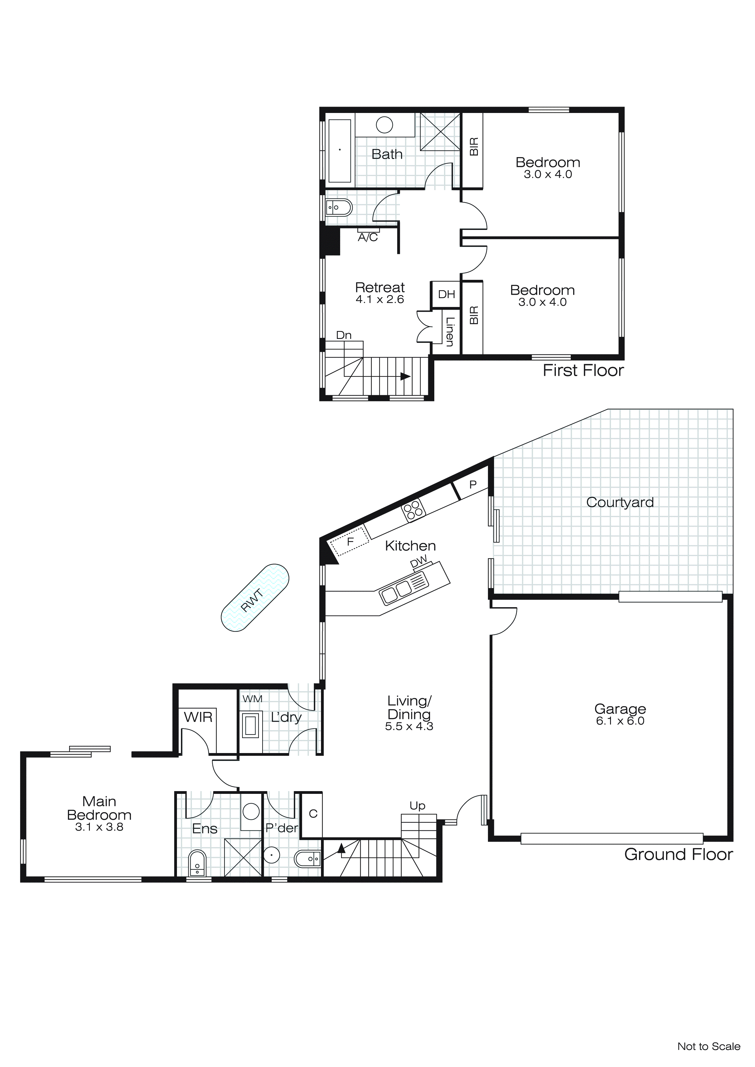 5/1015A Gregory Street, Lake Wendouree VIC 3350 - Floorplan