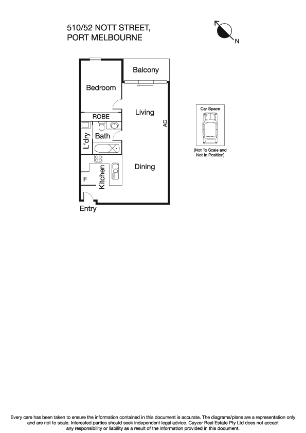 510/52 Nott Street, PORT MELBOURNE VIC 3207 - Floorplan