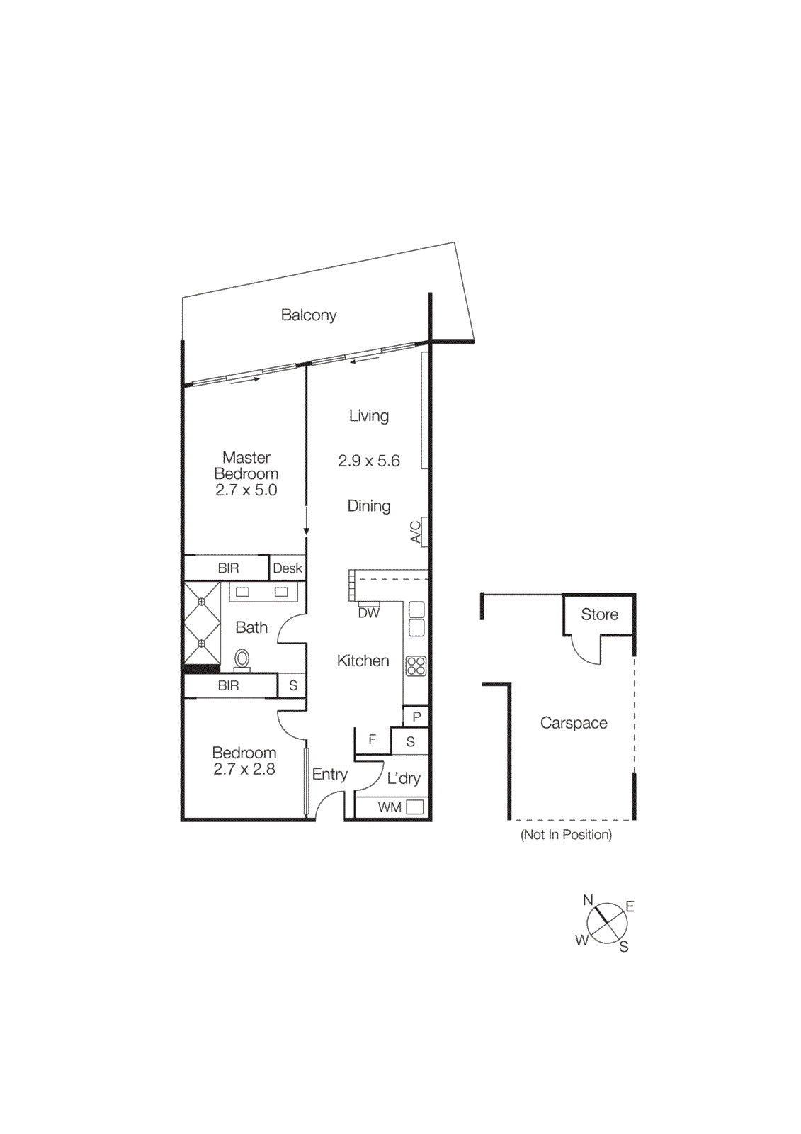 510/54 Nott Street, Port Melbourne VIC 3207 - Floorplan