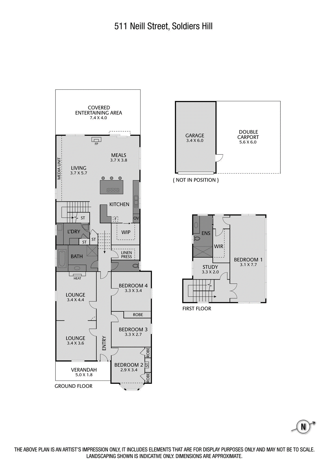511 Neill Street, Soldiers Hill - Floorplan 1