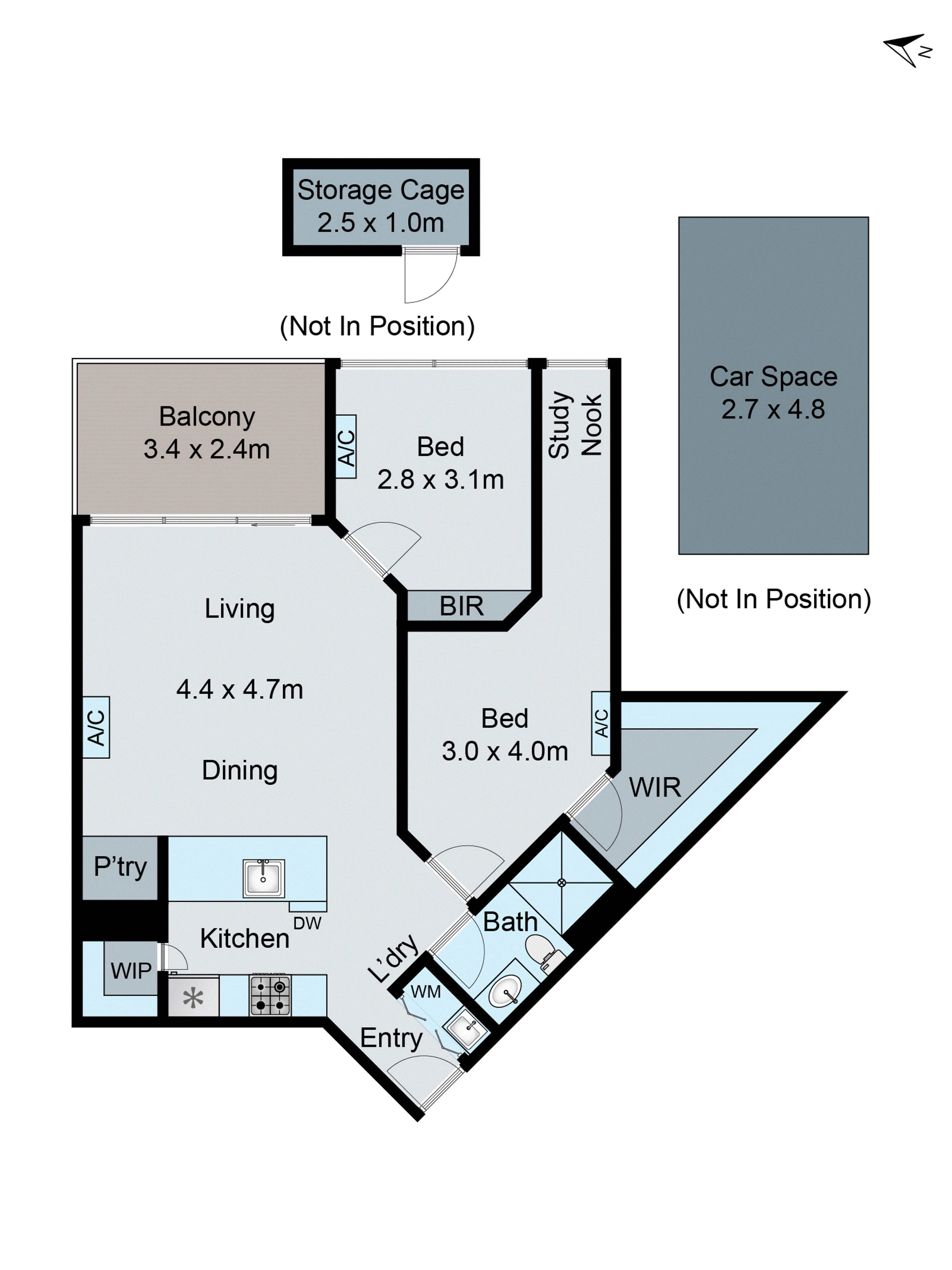 511/18 Malone Street, Geelong VIC 3220 - Floorplan