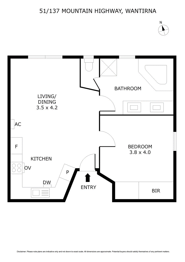 51/137 Mountain Highway, Wantirna VIC 3152 - Floorplan