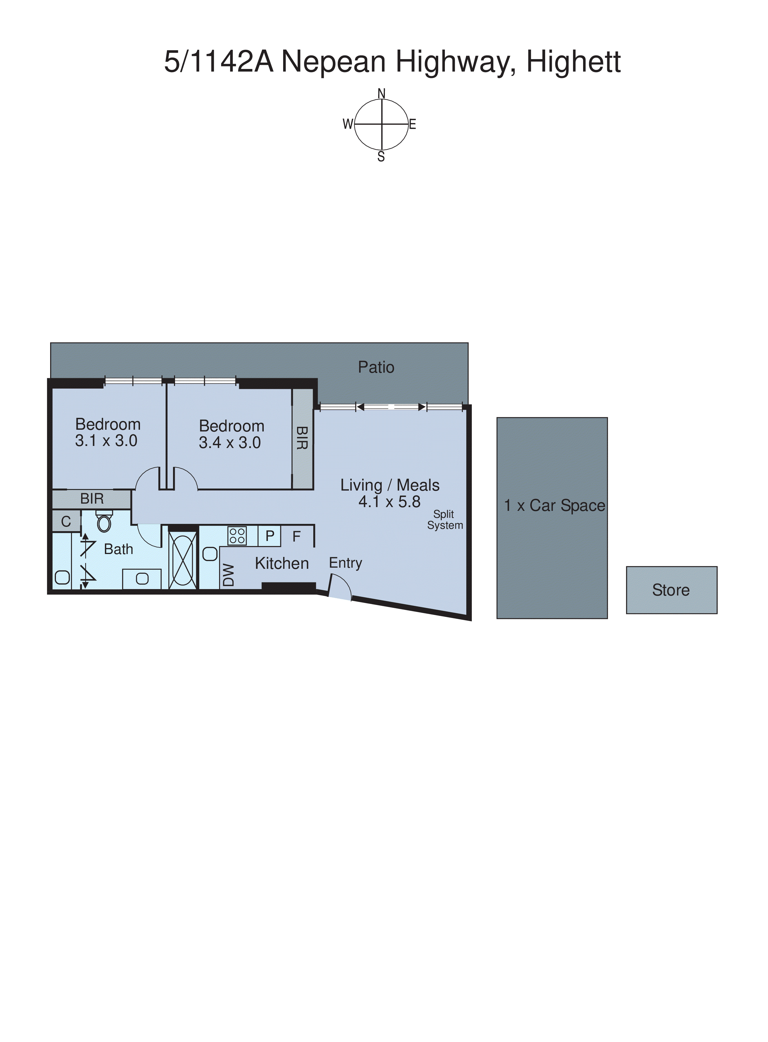 5/1142A Nepean Highway, Highett VIC 3190 - Floorplan