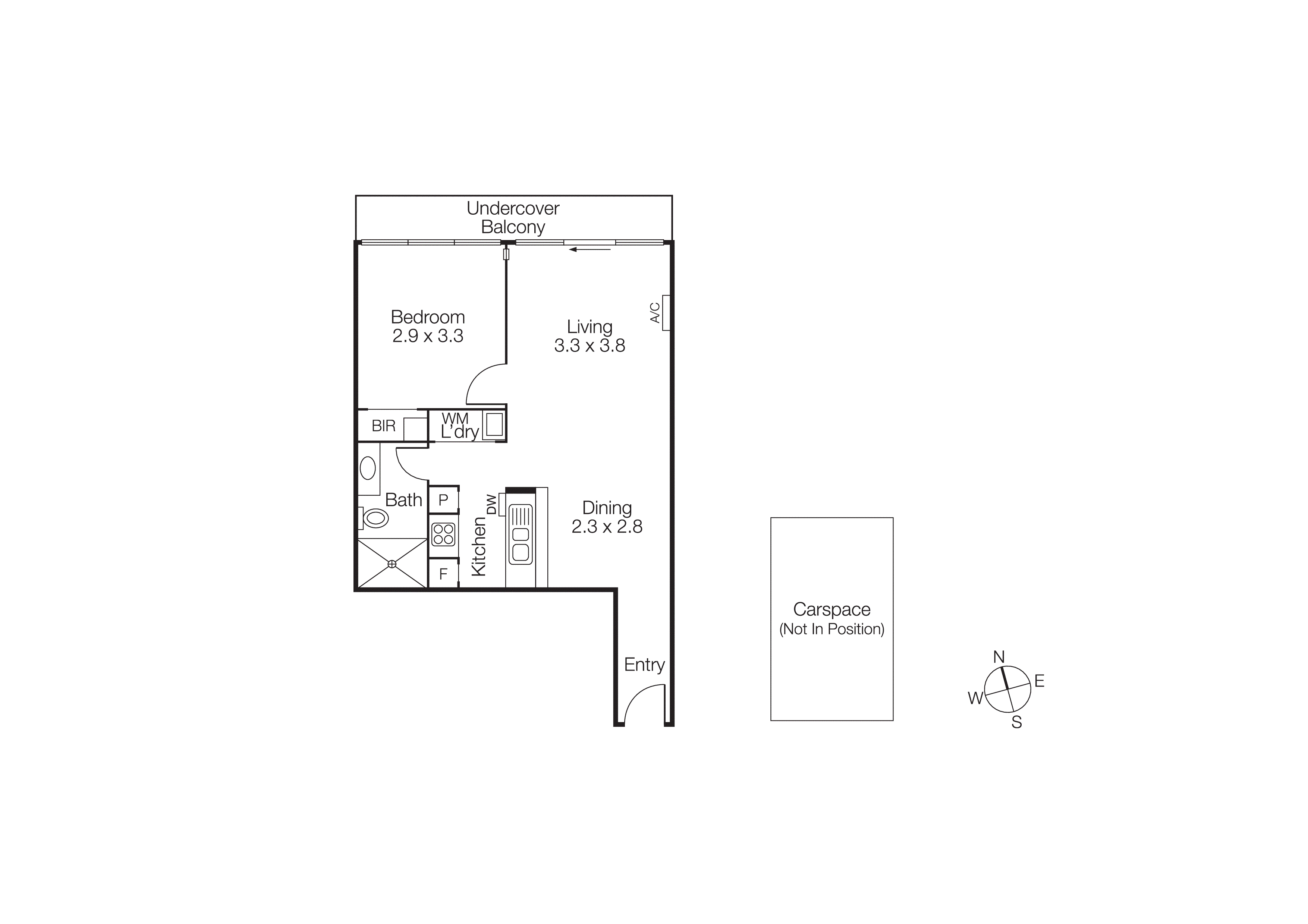 511/57 Bay Street, Port Melbourne VIC 3207 - Floorplan