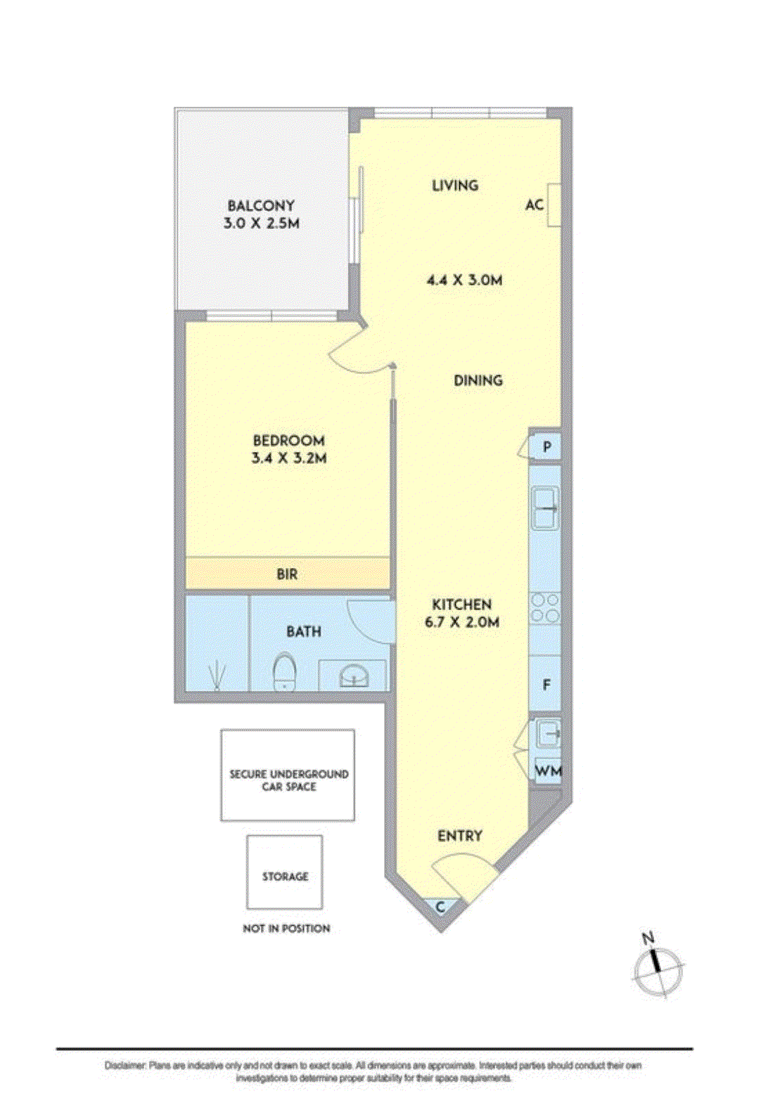 511/7 Balcombe Road, Mentone VIC 3194 - Floorplan