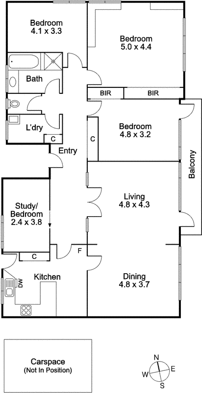 5/117 Westbury Street, St Kilda East VIC 3183 - Floorplan