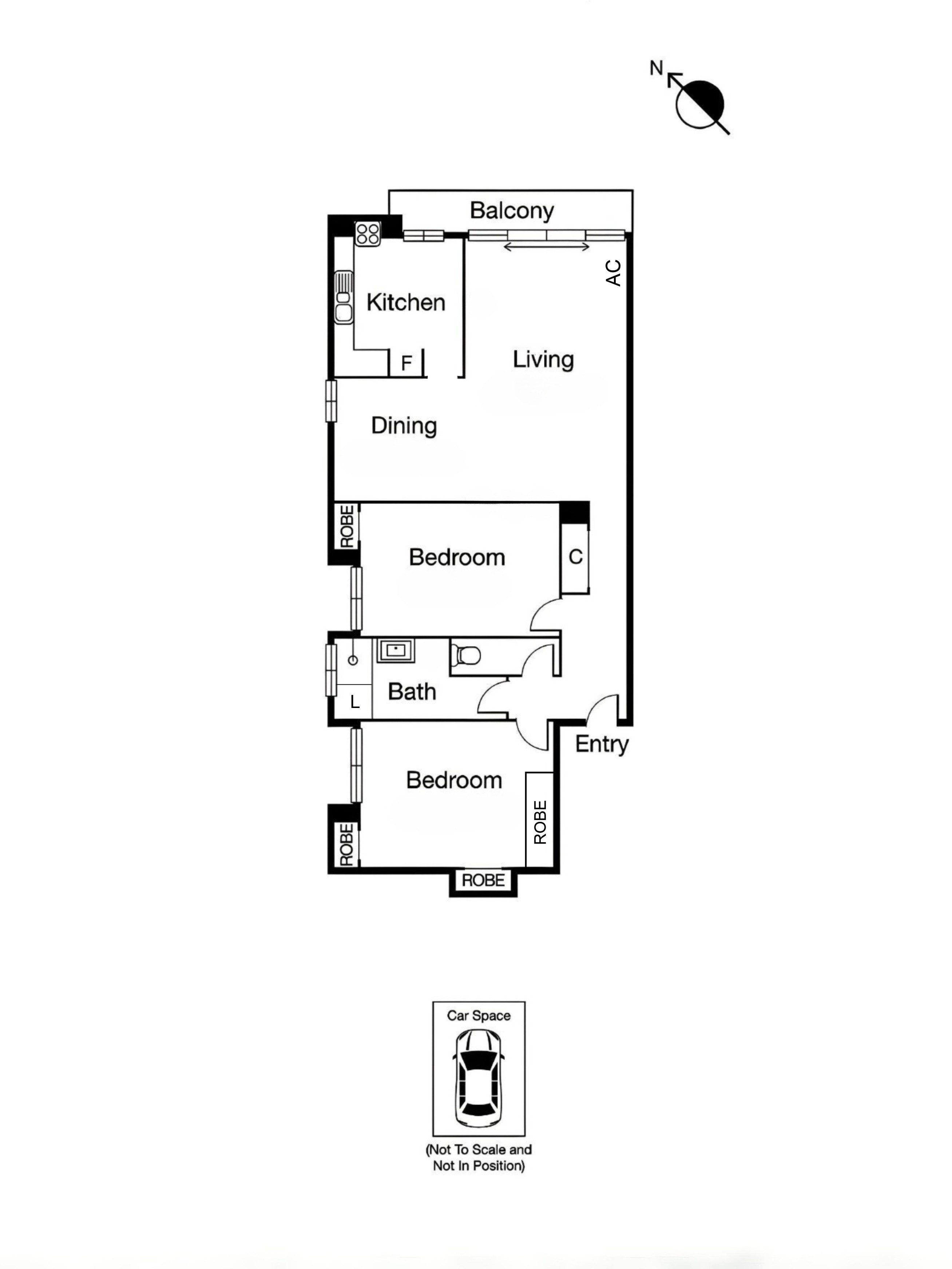51/195 Beaconsfield Parade, Middle Park VIC 3206 - Floorplan