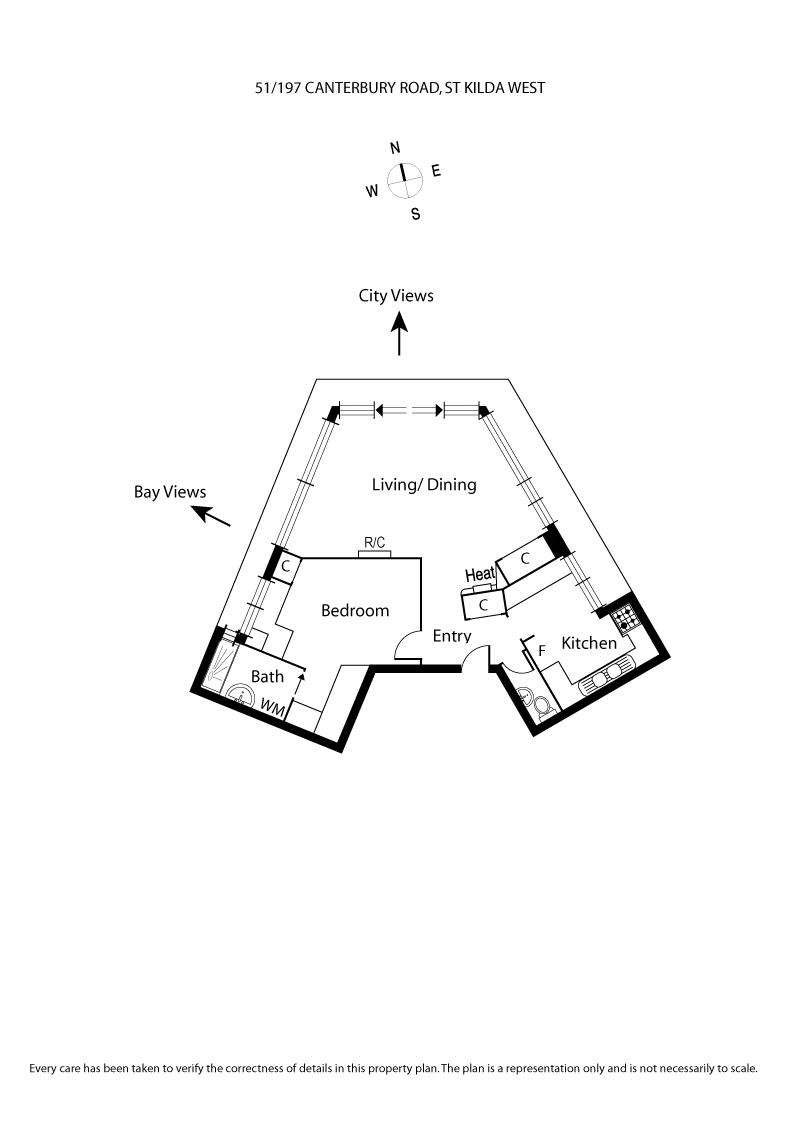 51/197 Canterbury Road, ST KILDA WEST VIC 3182 - Floorplan