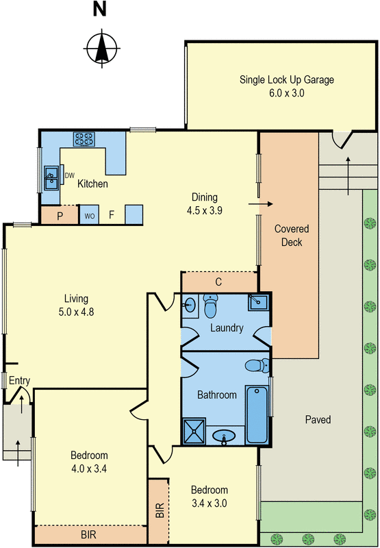 5/12-14 Clare Street, Parkdale VIC 3195 - Floorplan