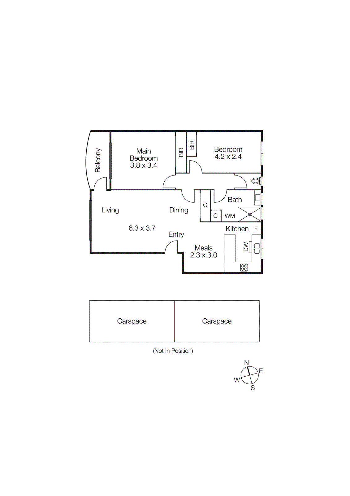 5/12 Charnwood Road, St Kilda VIC 3182 - Floorplan