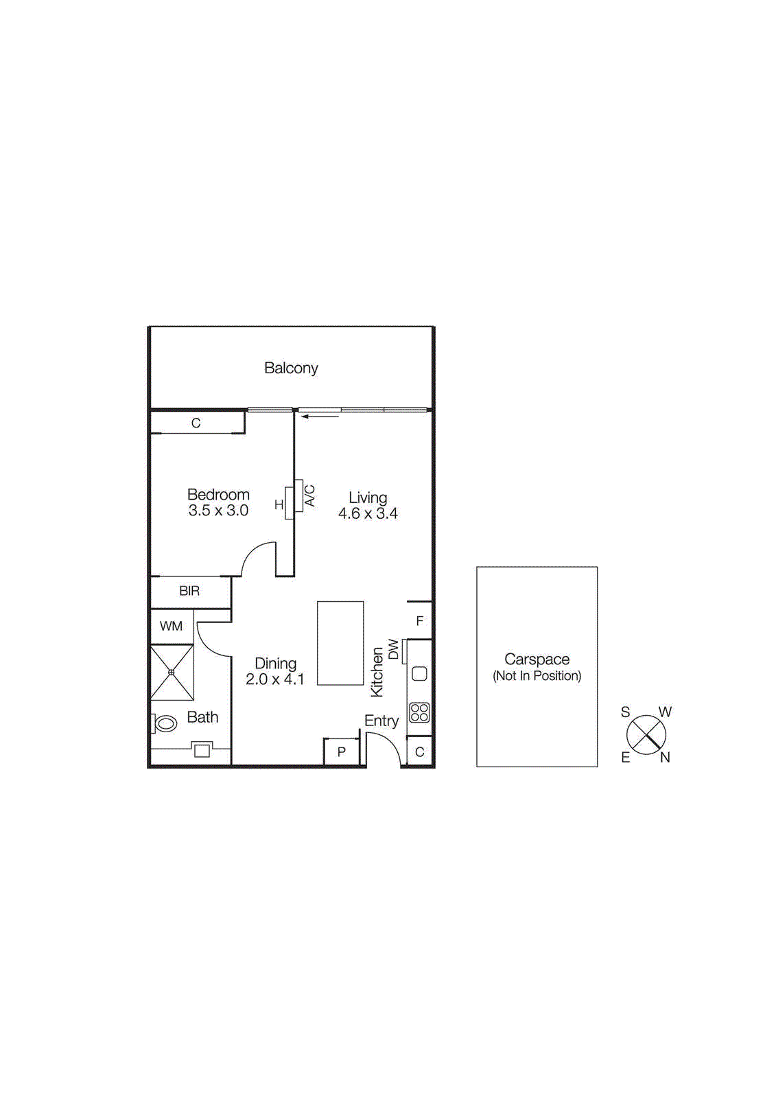 5/12 Fitzroy Street, St Kilda VIC 3182 - Floorplan