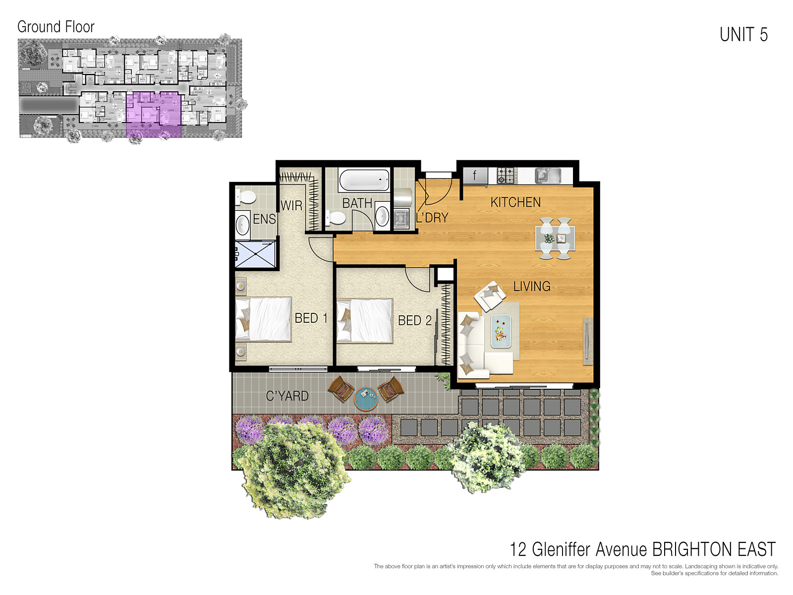 5/12 Gleniffer Avenue, Brighton East VIC 3187 - Floorplan