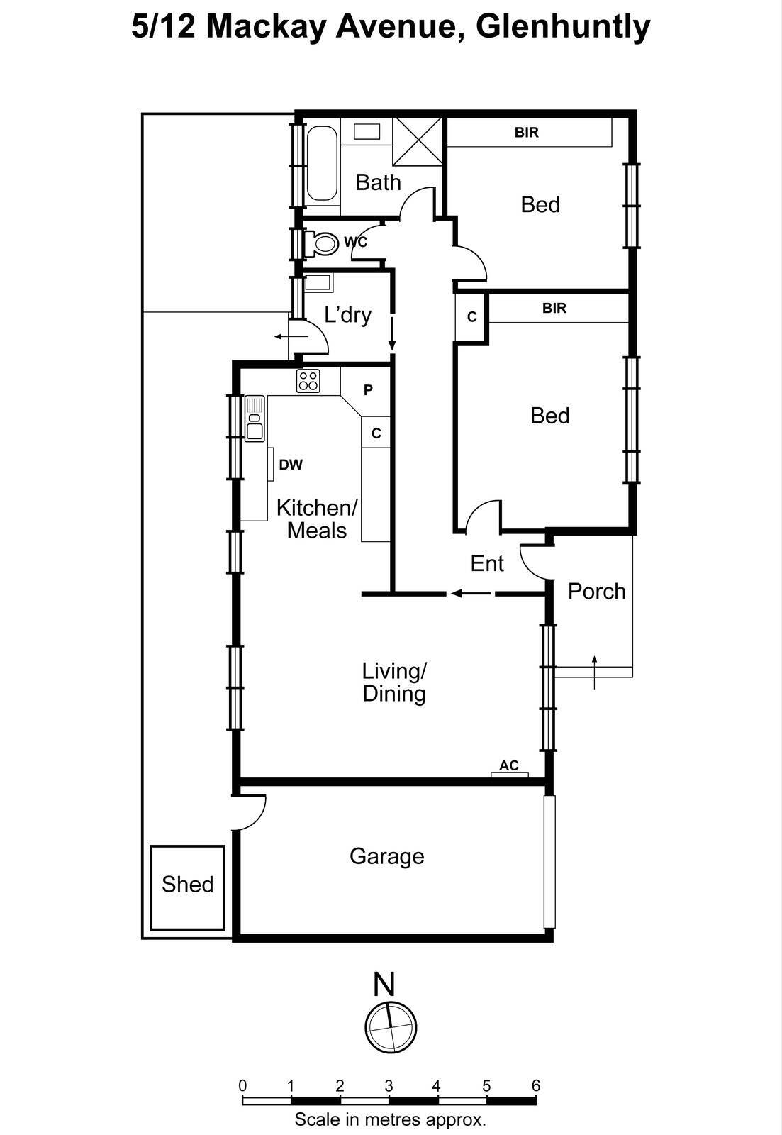 5/12 Mackay Avenue, Glen Huntly VIC 3163 - Floorplan