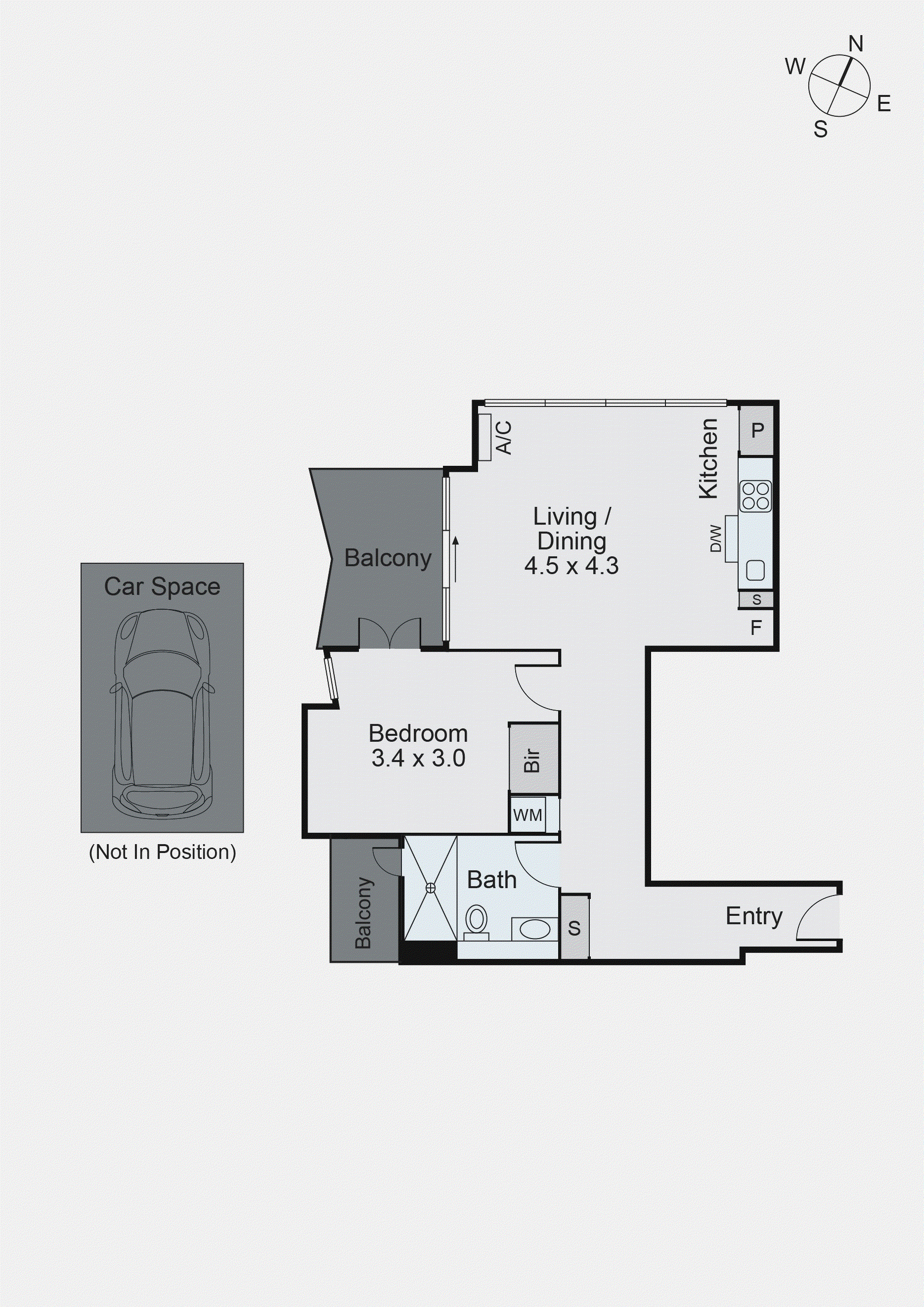 512/229 Toorak Road, South Yarra VIC 3141 - Floorplan