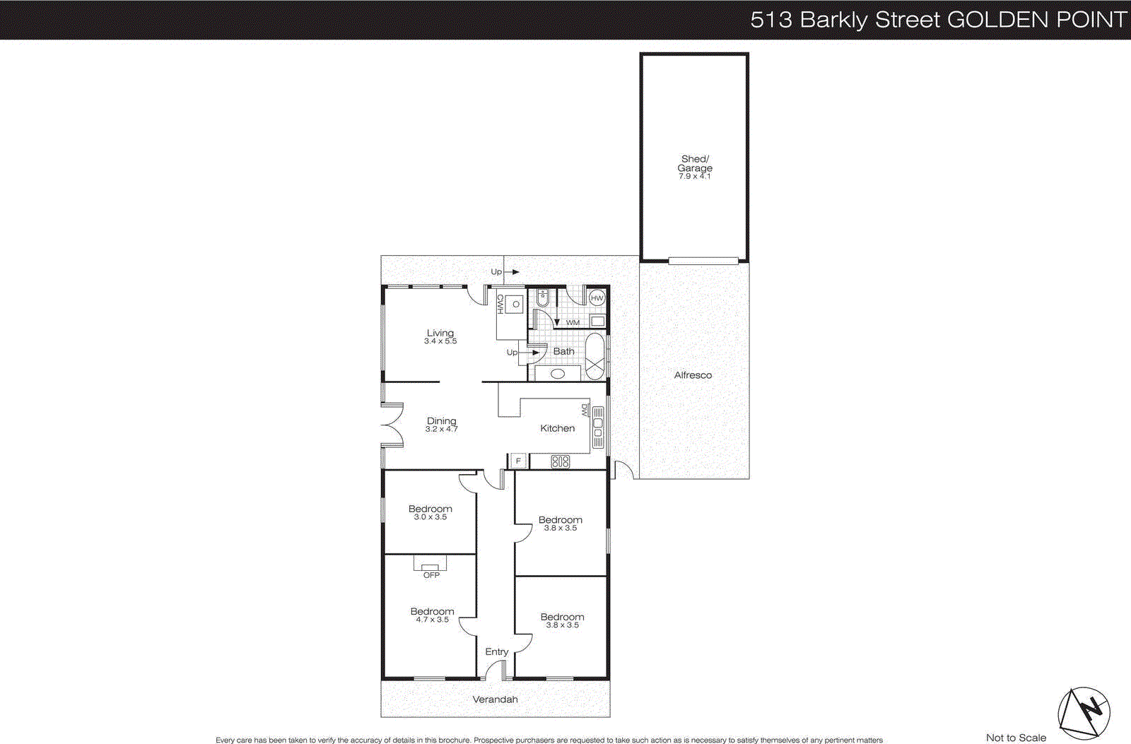513 Barkly Street, Golden Point VIC 3350 - Floorplan