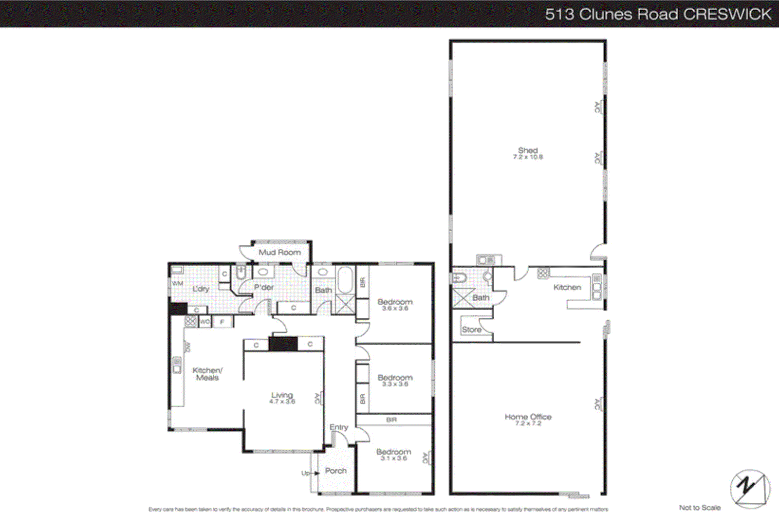 513 Clunes Road, Creswick VIC 3363 - Floorplan