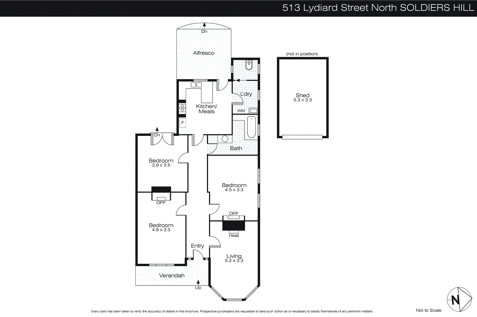 513 Lydiard Street North, Soldiers Hill VIC 3350 - Floorplan