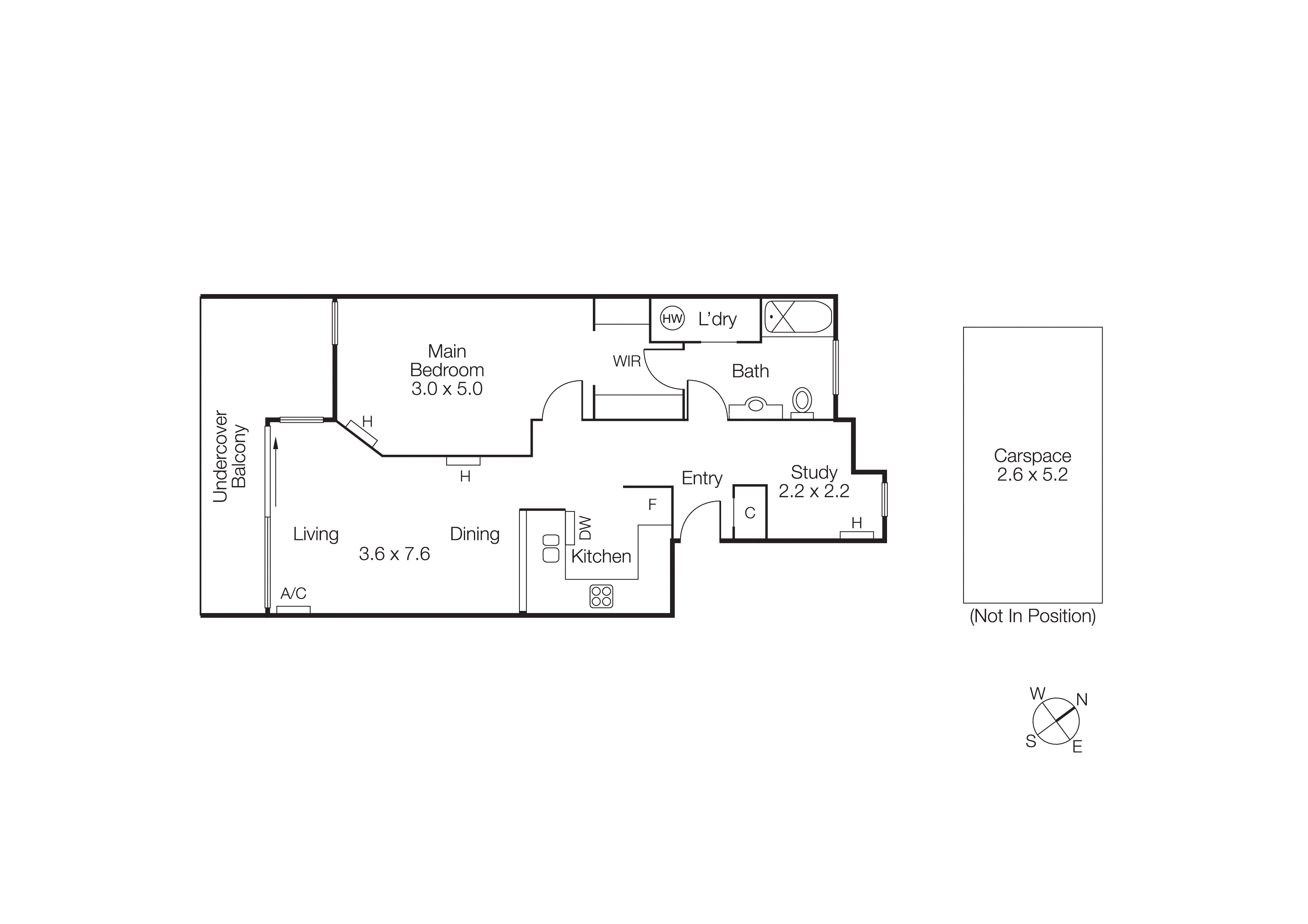 51/352 Canterbury Road, St Kilda VIC 3182 - Floorplan