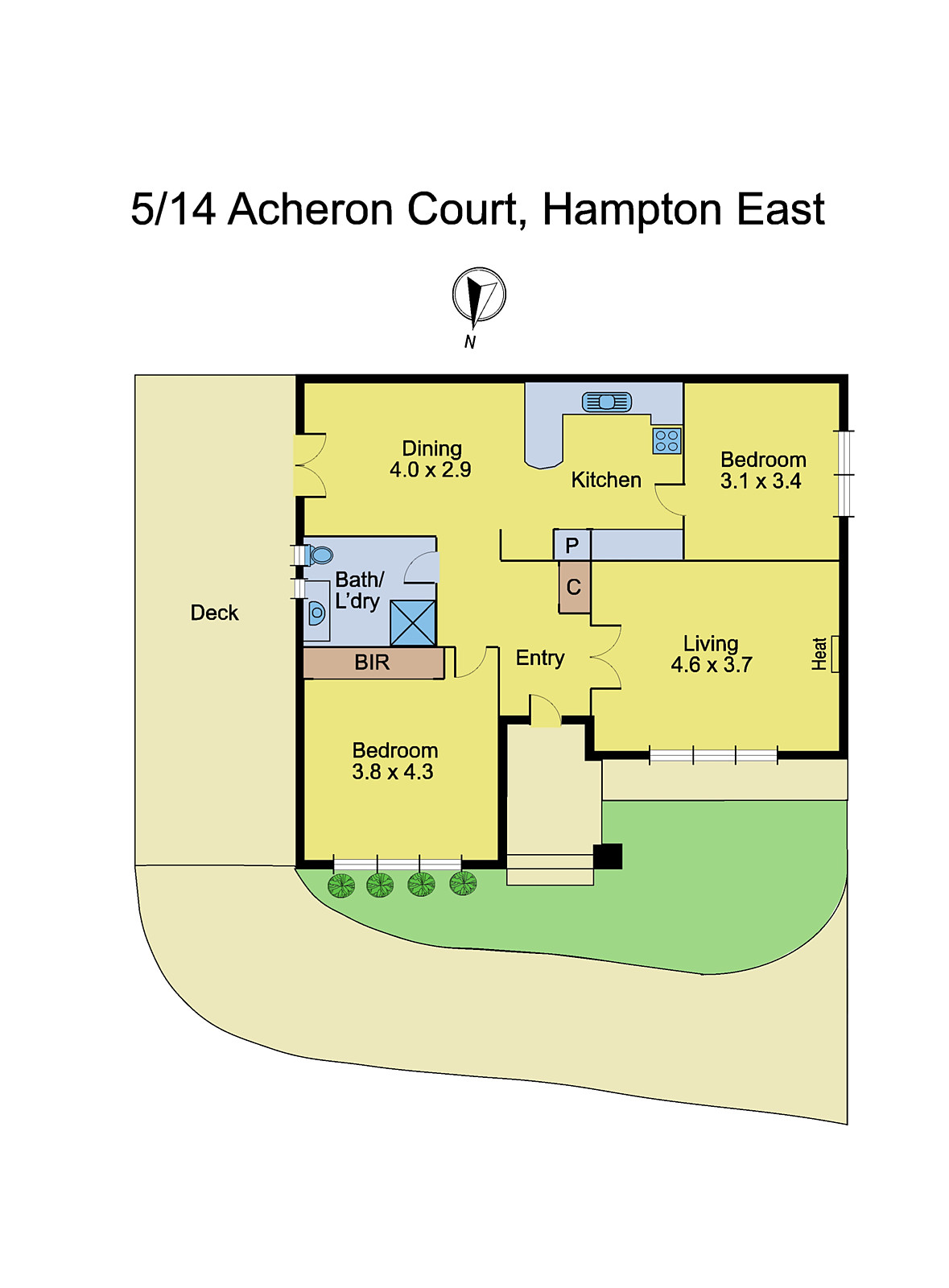 5/14 Acheron Court, Hampton East VIC 3188 - Floorplan