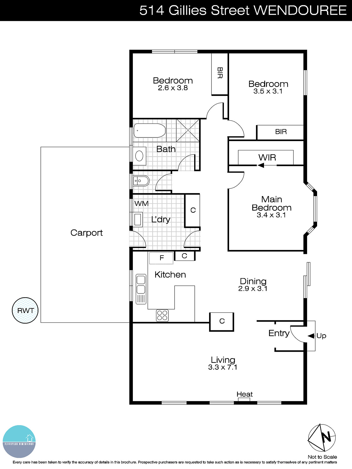 514 Gillies Street, Wendouree VIC 3355 - Floorplan