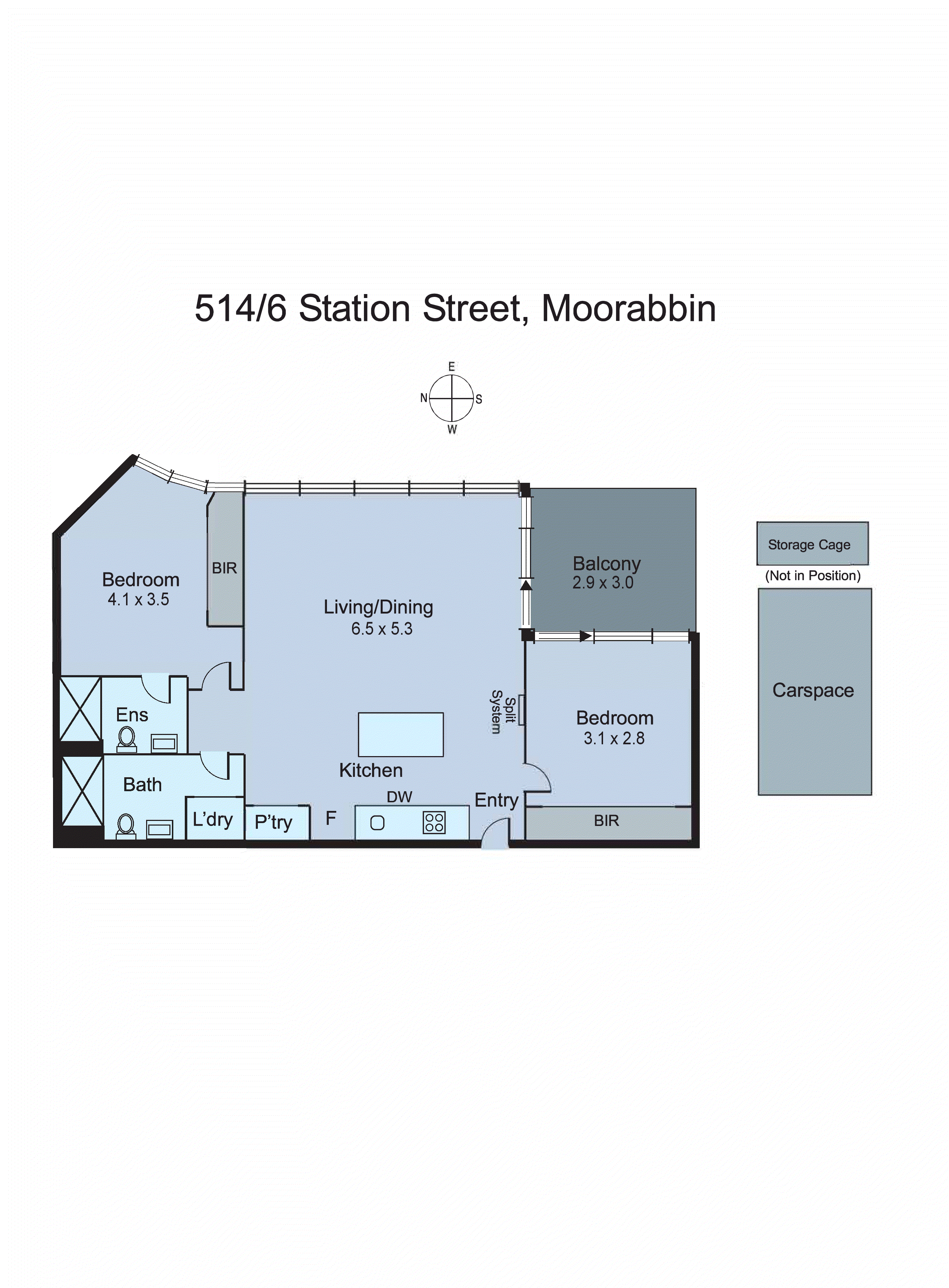 514/6 Station Street, Moorabbin VIC 3189 - Floorplan