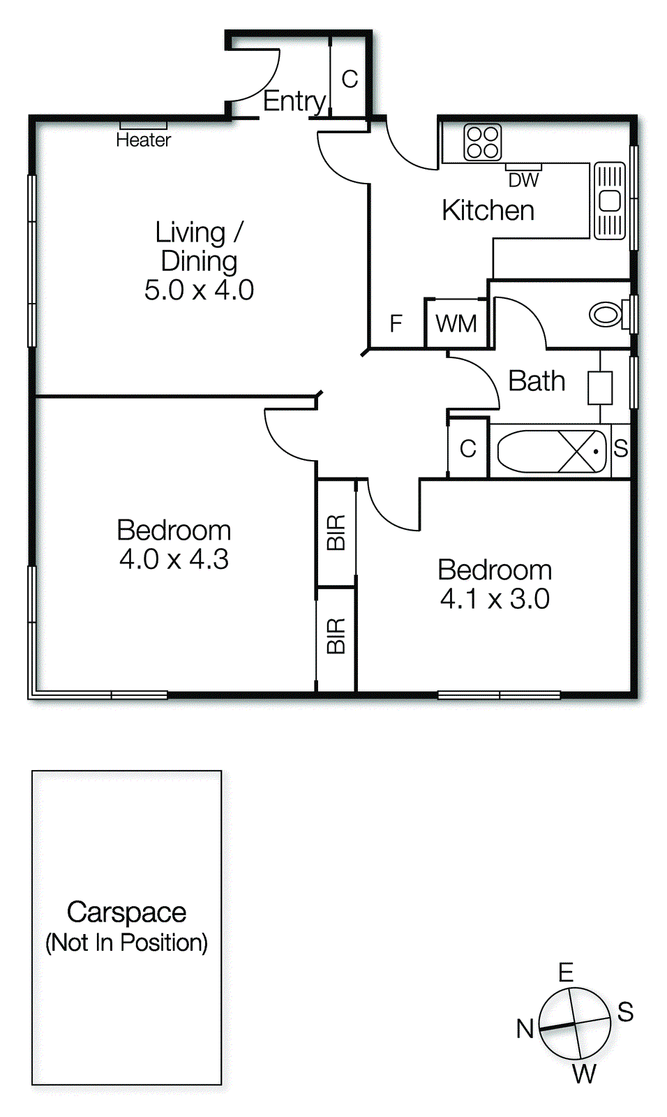 5/14a Chapel Street, St Kilda VIC 3182 - Floorplan