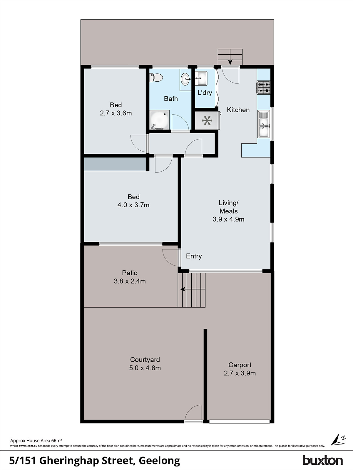 5/151 Gheringhap Street, Geelong VIC 3220 - Floorplan