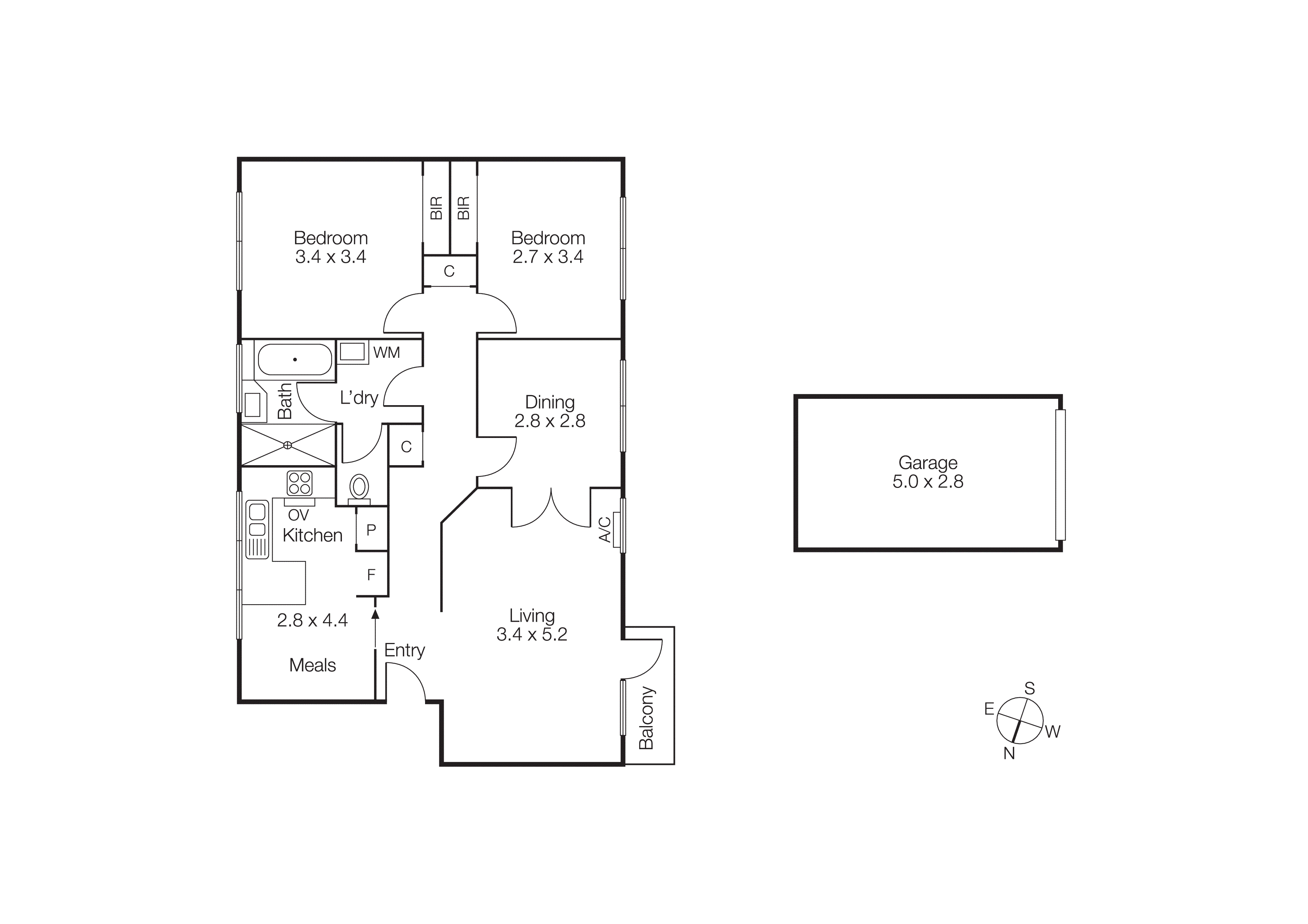 5/16 Avoca Avenue, Elwood VIC 3184 - Floorplan