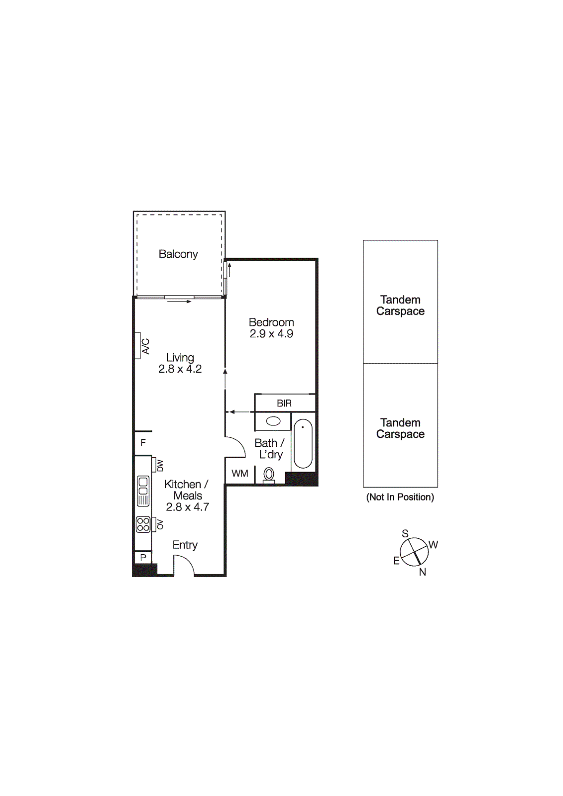 516/54 Nott Street, Port Melbourne VIC 3207 - Floorplan