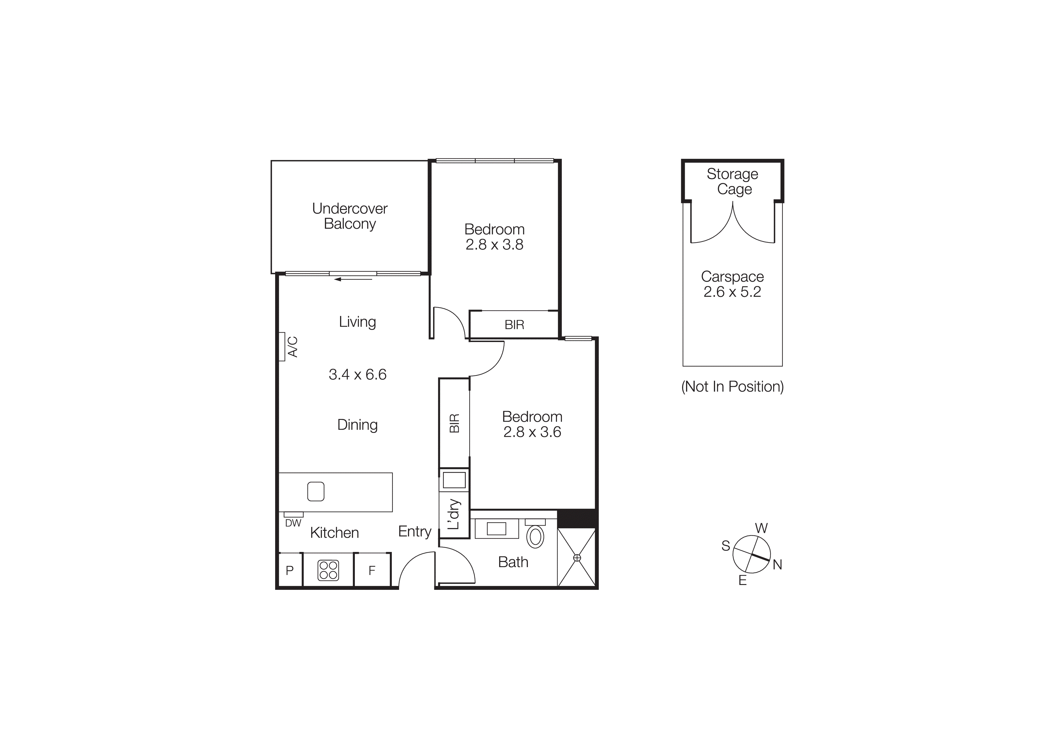 516/85 Market Street, South Melbourne VIC 3205 - Floorplan