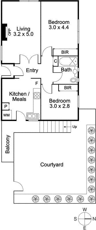 5/17 Joyce Street, Elwood VIC 3184 - Floorplan