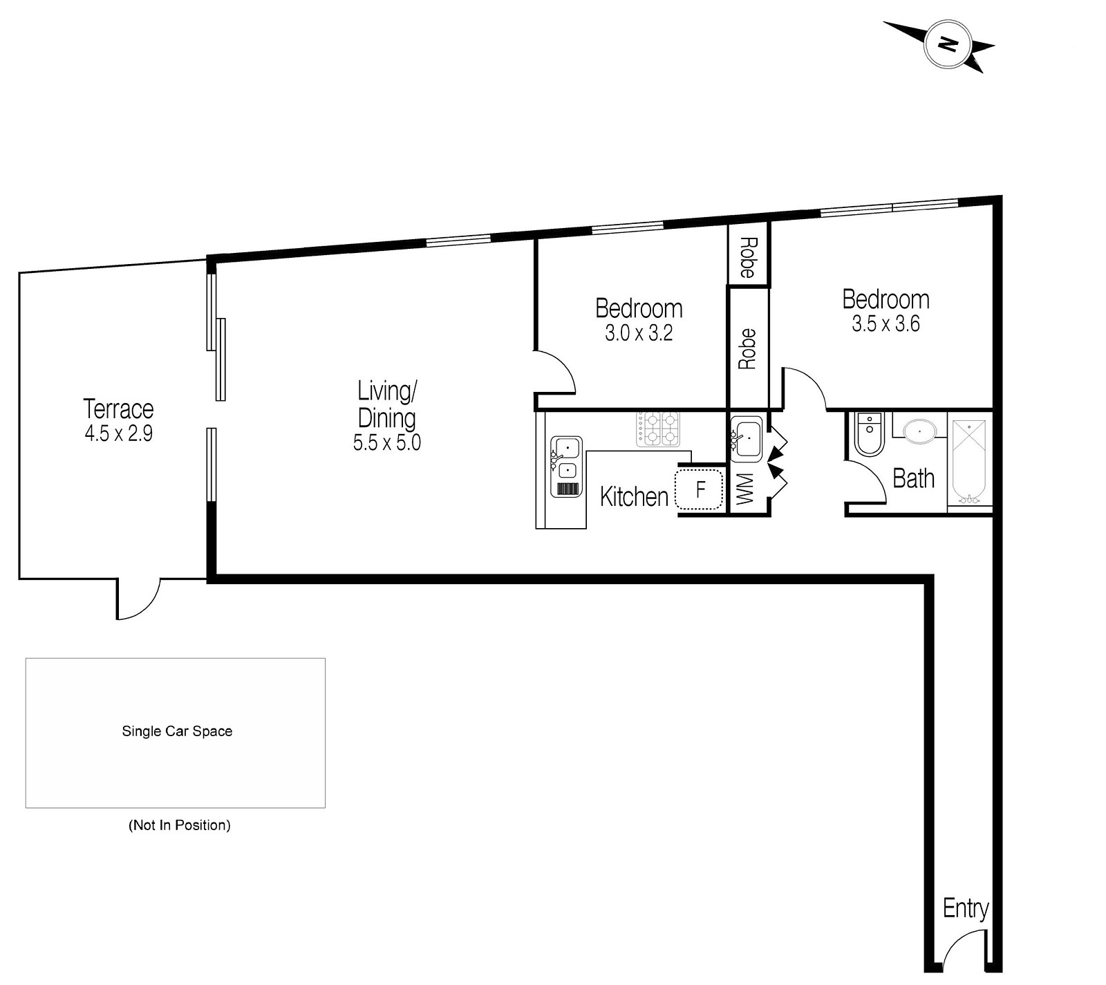 5/170 St Kilda Road, St Kilda VIC 3182 - Floorplan