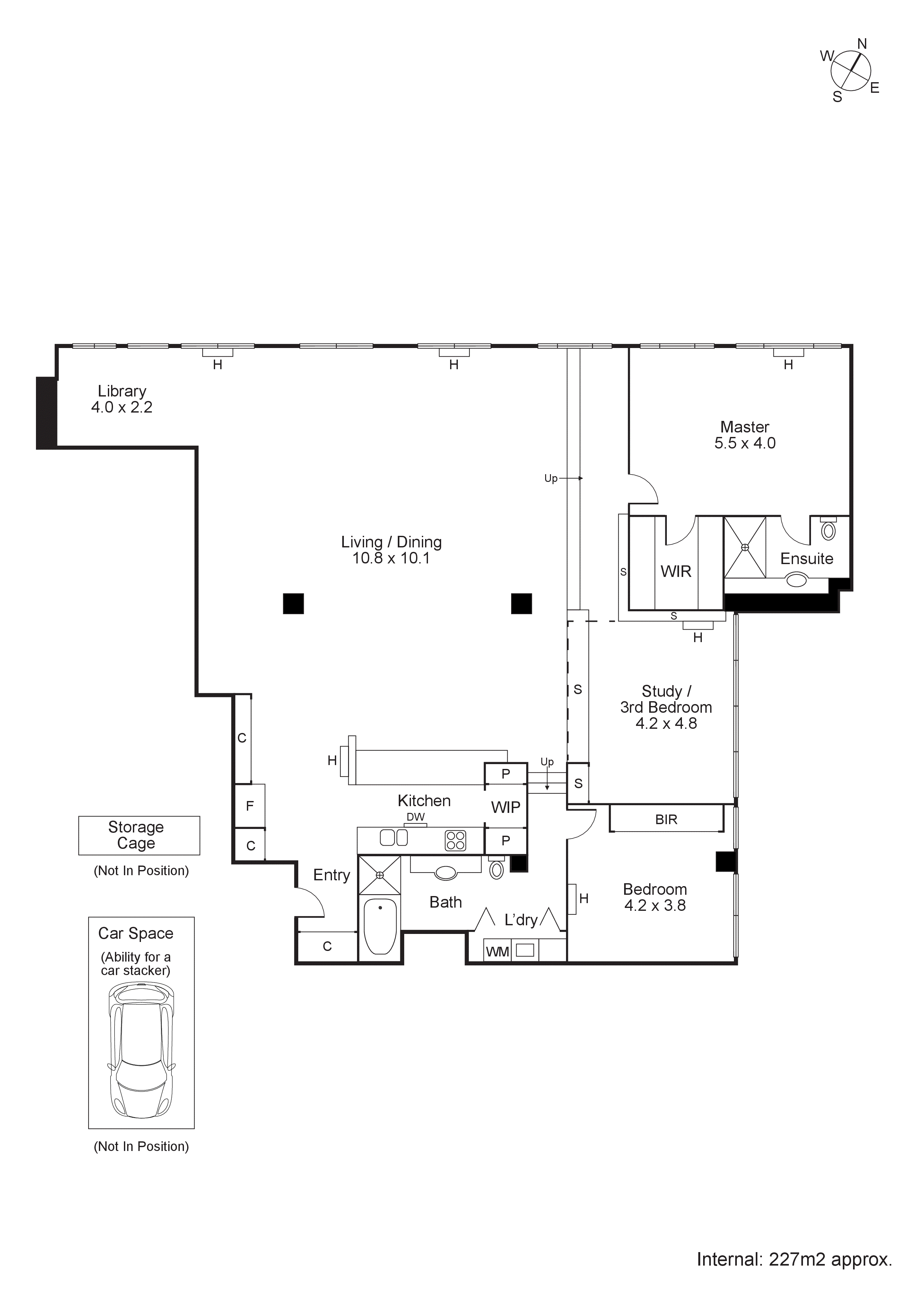 51/73 Flinders Lane, Melbourne VIC 3000 - Floorplan