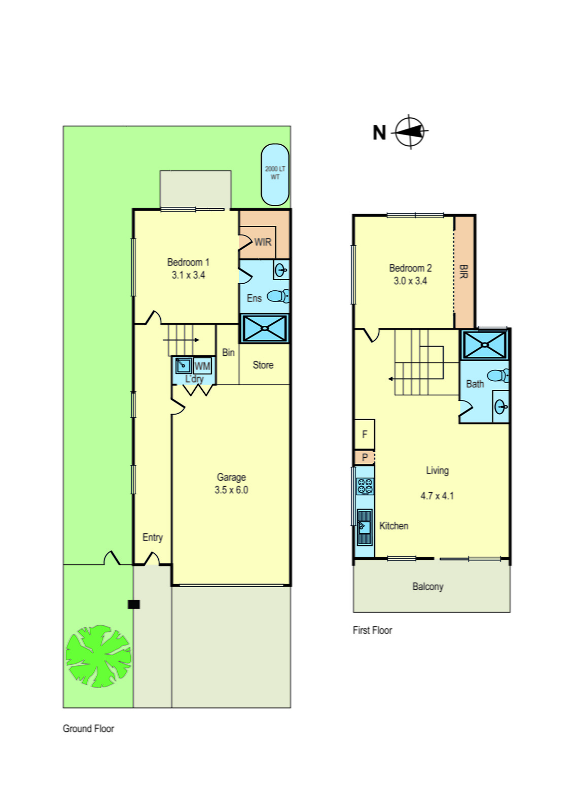 5/183 Beach Road, Mordialloc VIC 3195 - Floorplan