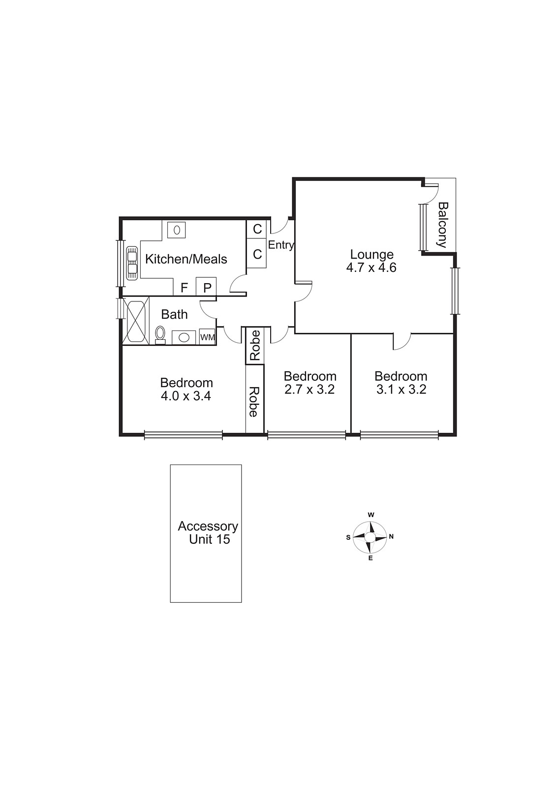 5/187 Tucker Road, Bentleigh VIC 3204 - Floorplan