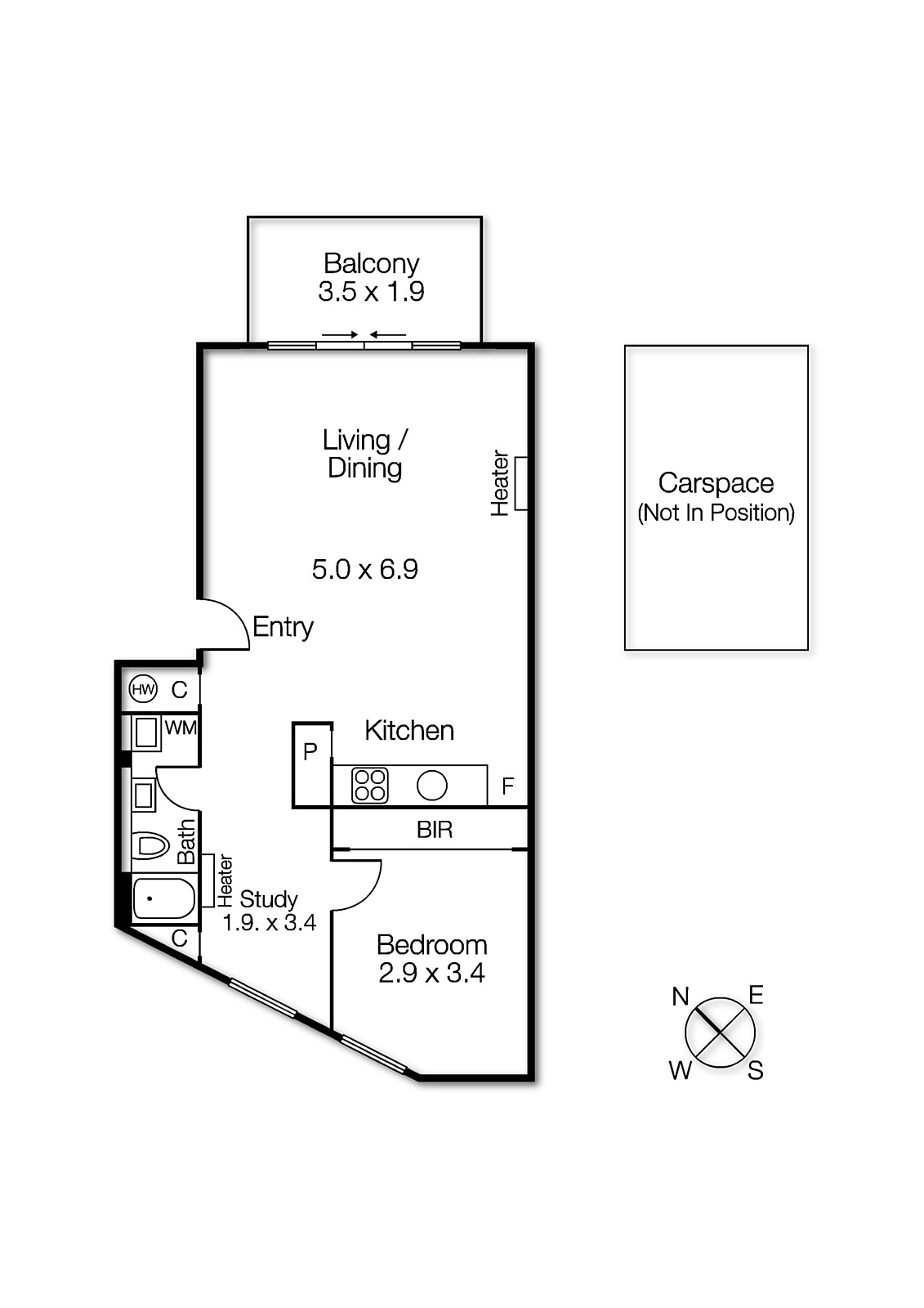 5/19 Boundary Street, Port Melbourne VIC 3207 - Floorplan