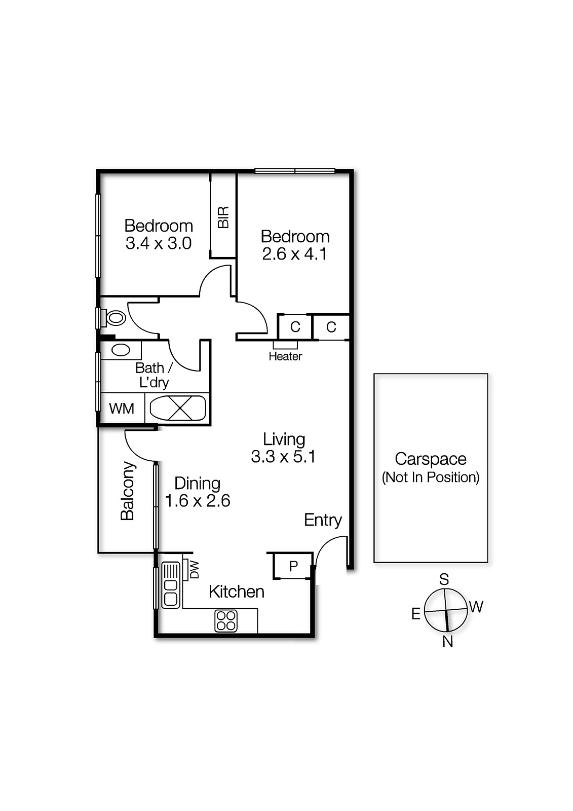 5/19 Dalgety Street, St Kilda VIC 3182 - Floorplan