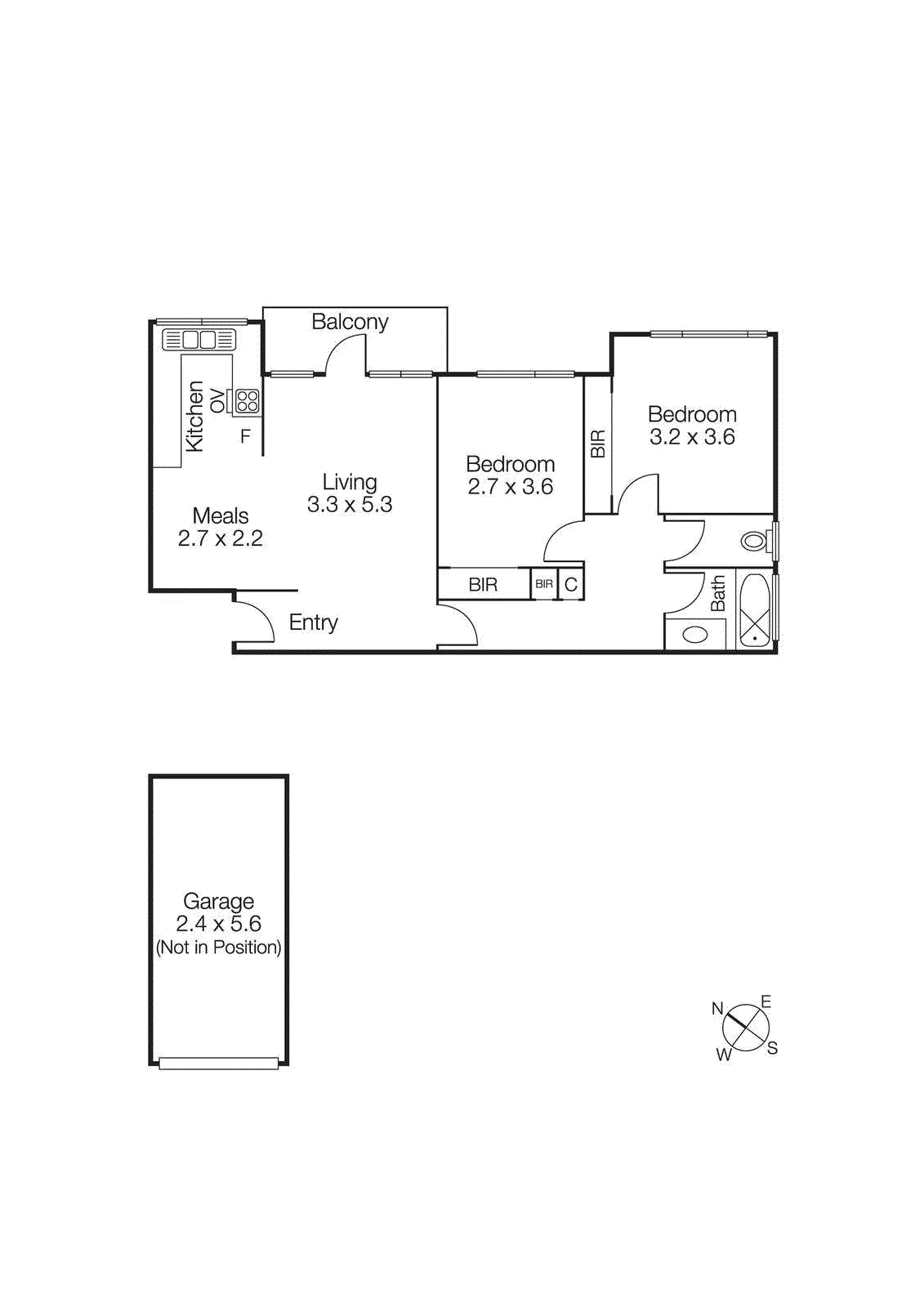 5/19 Robe Street, St Kilda VIC 3182 - Floorplan