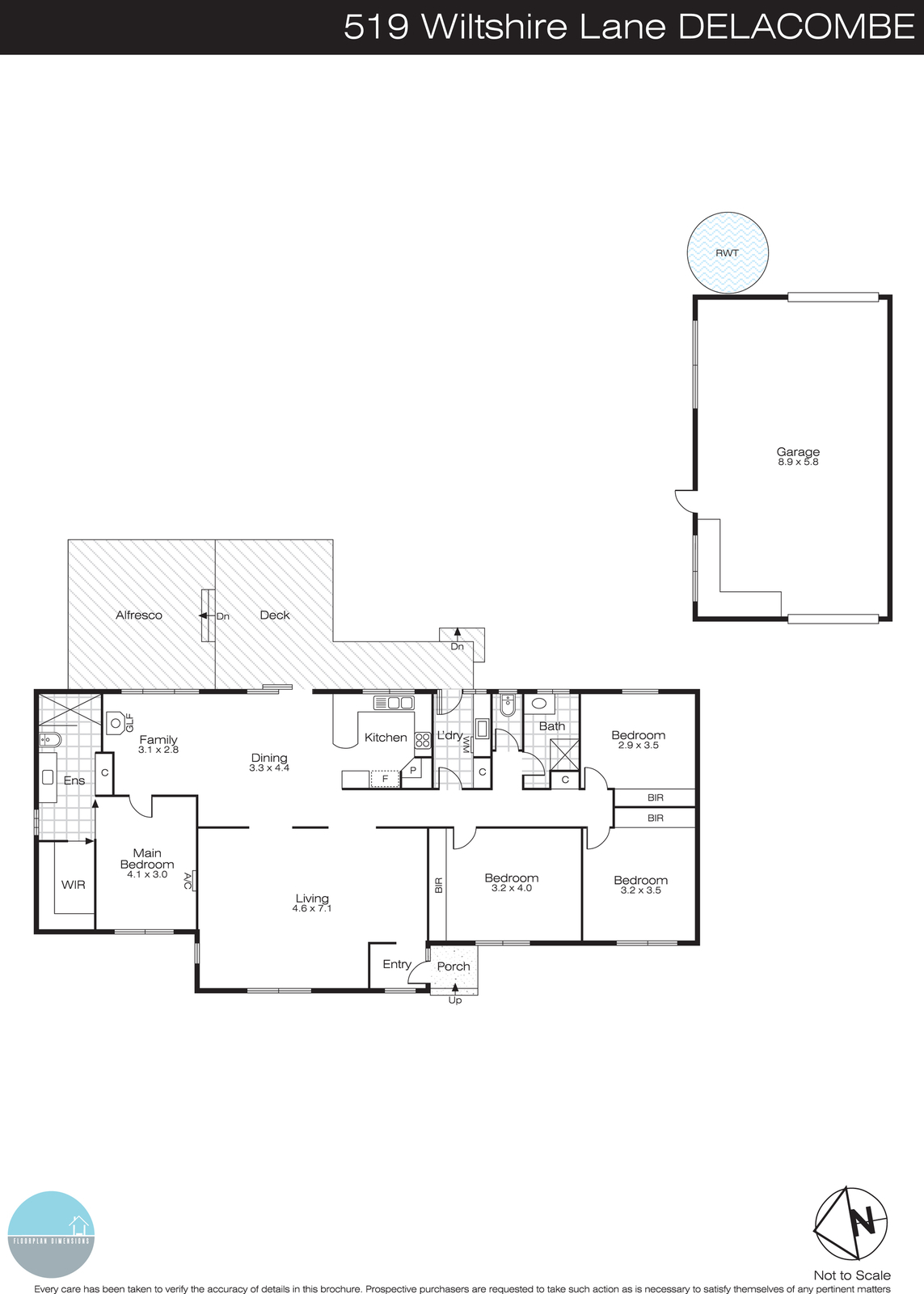 519 Wiltshire Lane, Delacombe VIC 3356 - Floorplan