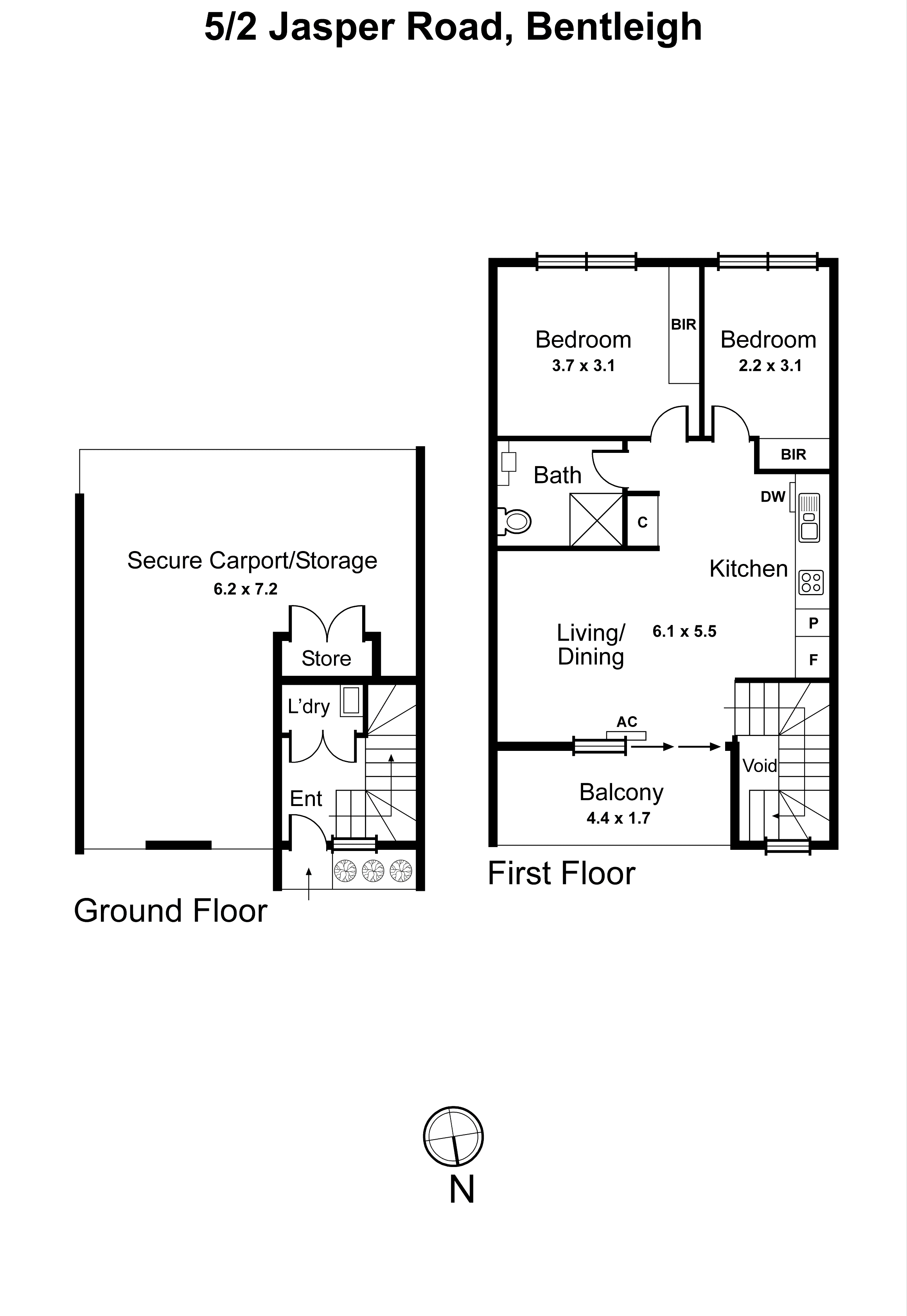 5/2 Jasper Road, Bentleigh VIC 3204 - Floorplan