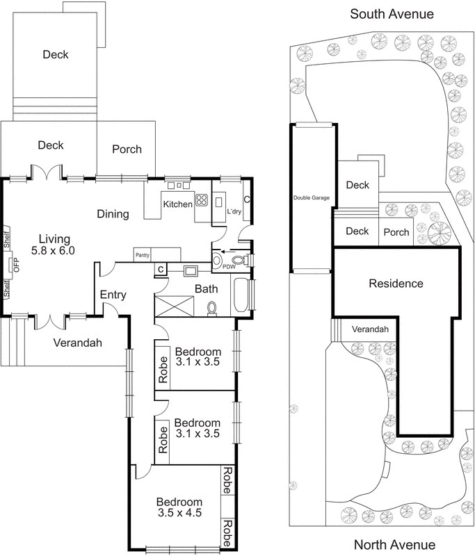 52 North Avenue, Bentleigh VIC 3204 - Floorplan