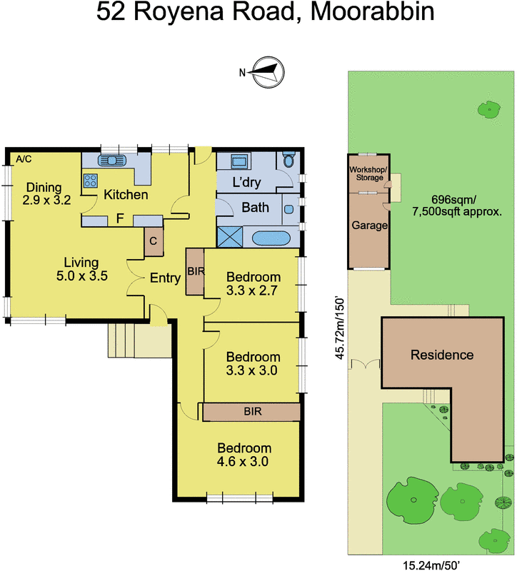 52 Royena Road, Moorabbin VIC 3189 - Floorplan