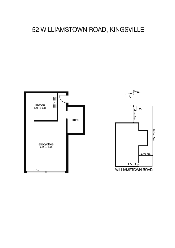 52 Williamstown Road, KINGSVILLE VIC 3012 - Floorplan