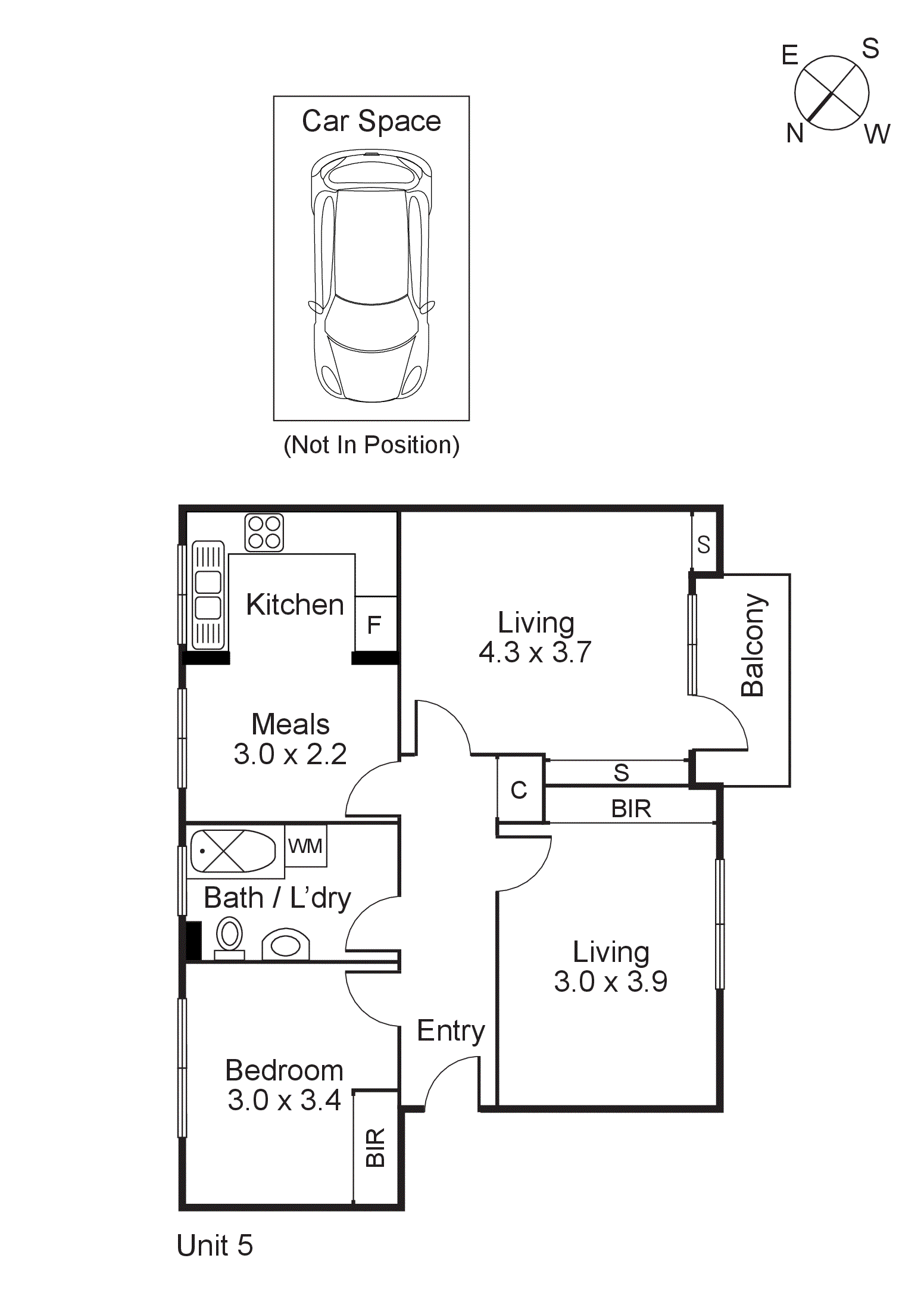 5/20 Pine Avenue, Elwood VIC 3184 - Floorplan