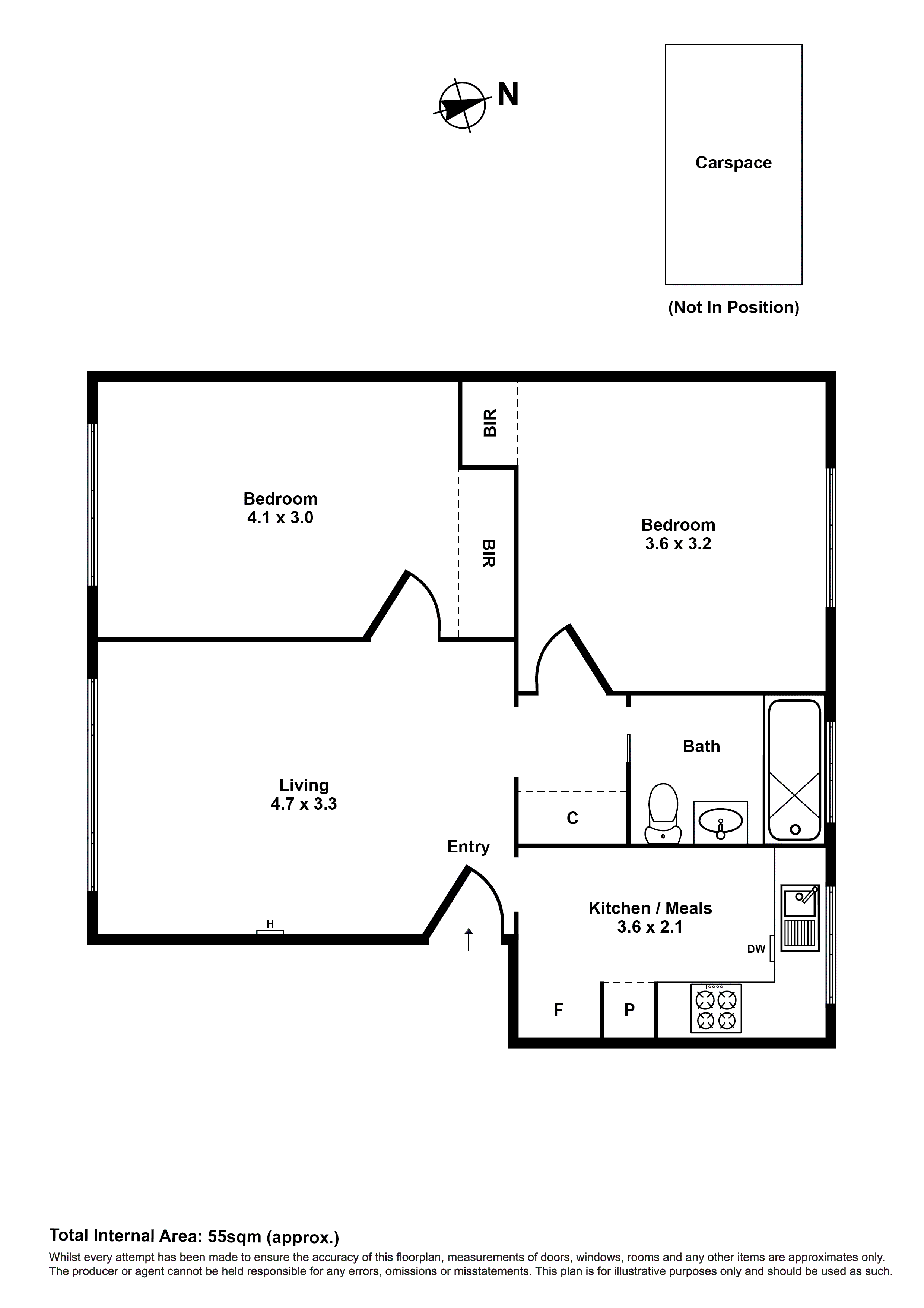 5/21 Bellairs Avenue, Seddon VIC 3011 - Floorplan