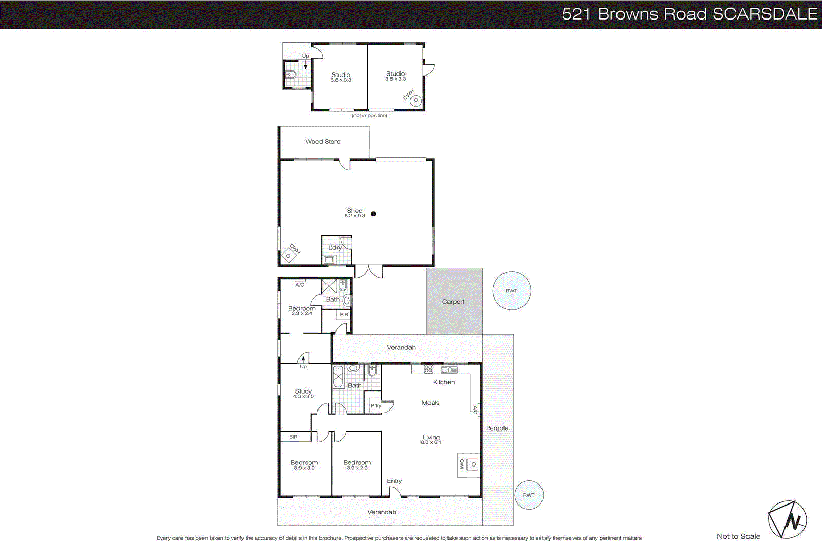 521 Browns Road, Scarsdale VIC 3351 - Floorplan