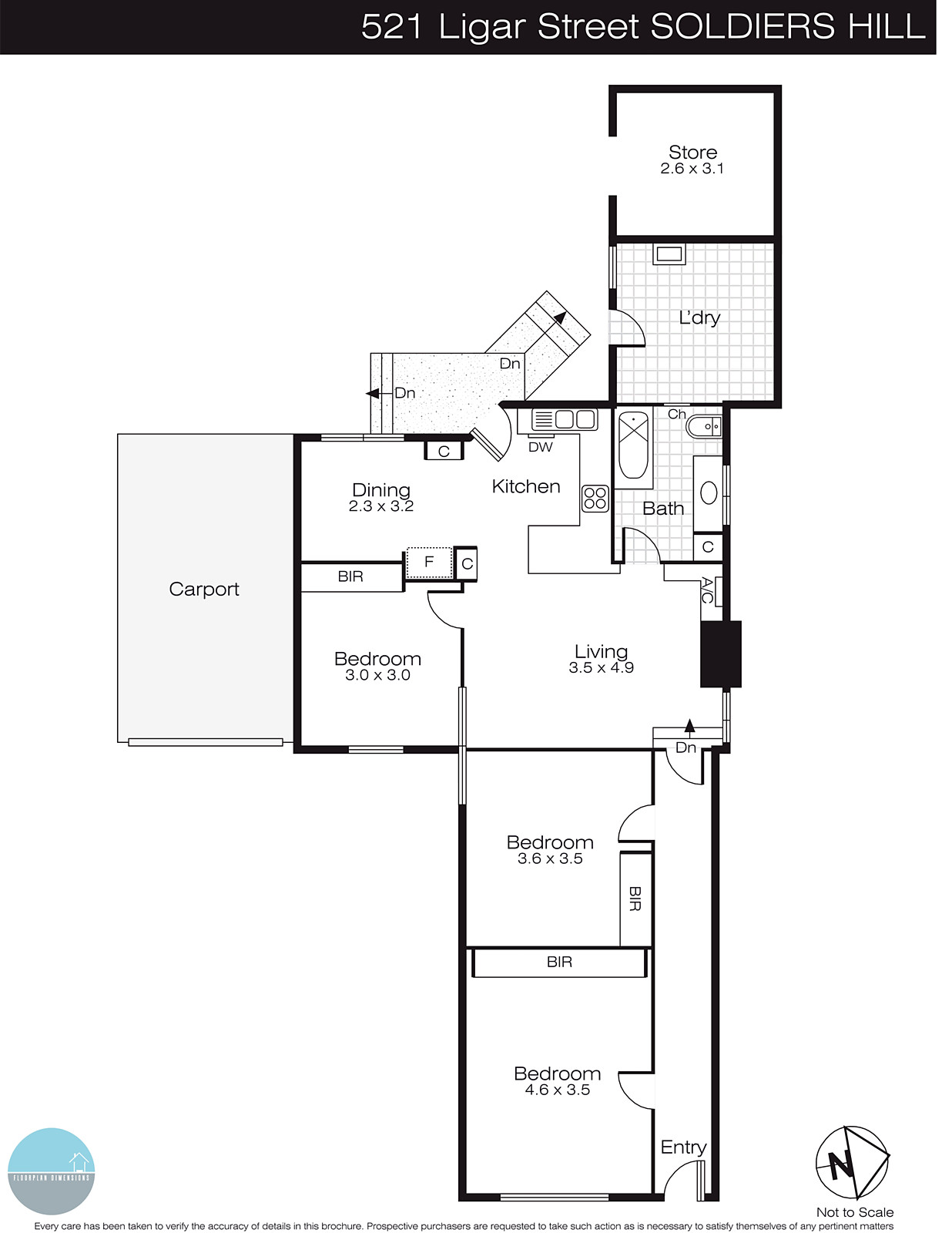 521 Ligar Street, Soldiers Hill VIC 3350 - Floorplan